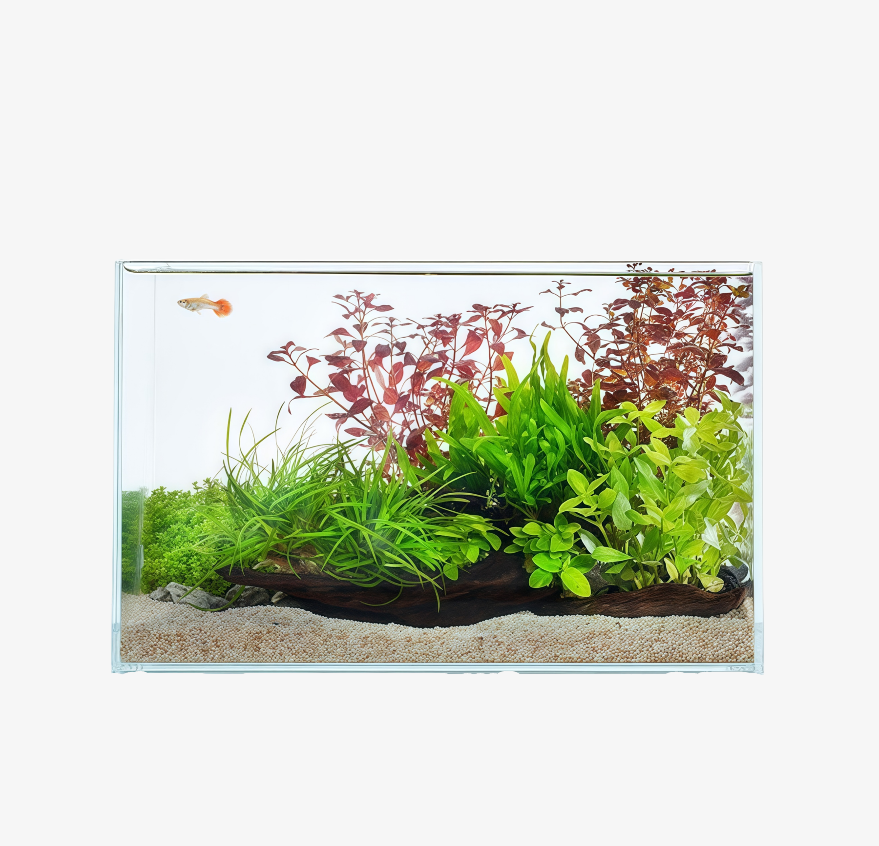 TrueClear Ultra-clear glass cube frameless fish tank