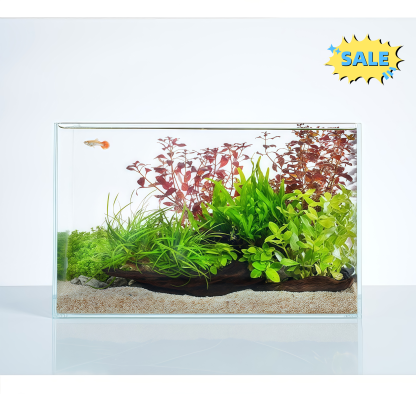 TrueClear Ultra-clear glass cube frameless fish tank