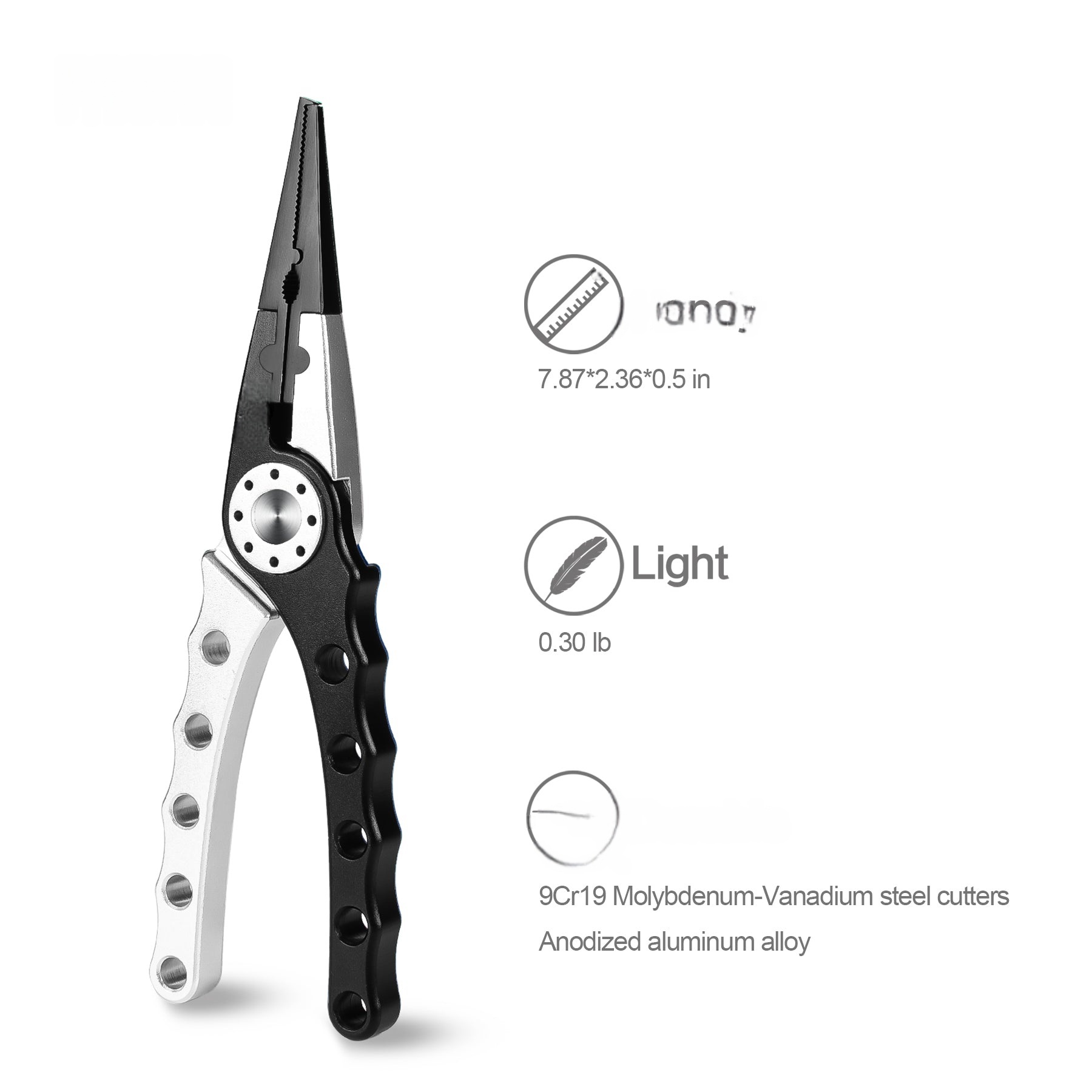 X01 Aluminum Fishing Pliers with Lanyard and Sheath