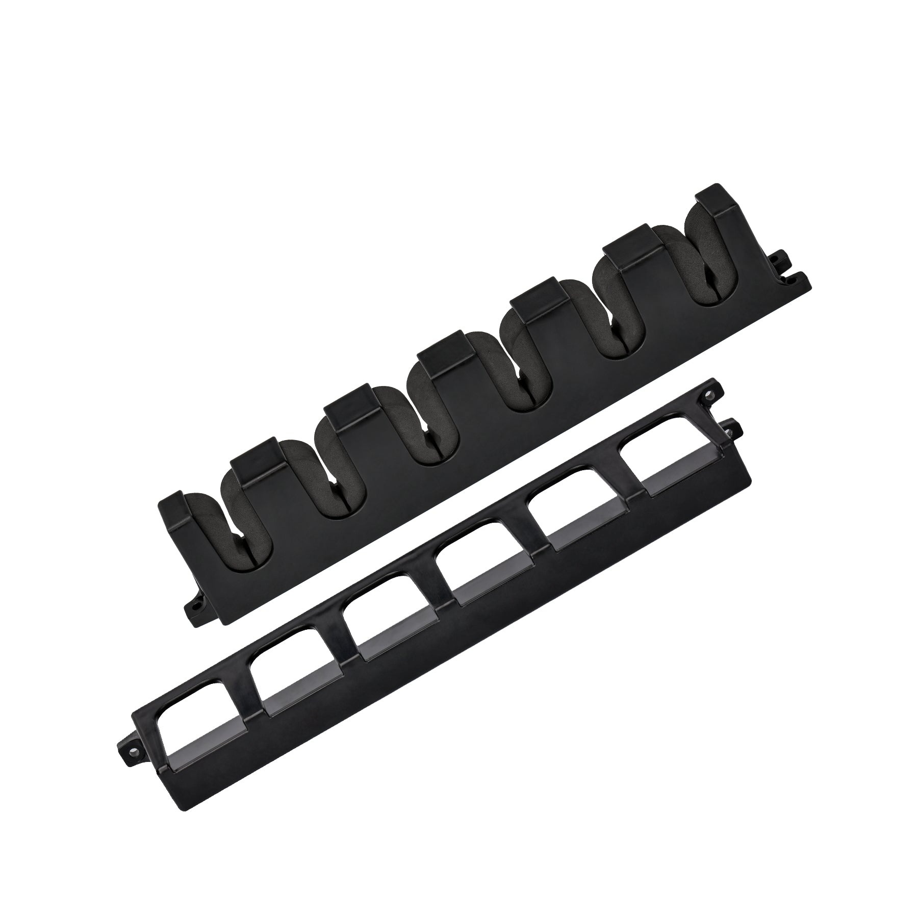 WV2 Vertical Fishing Rod Holders for Garage Wall Mount: Store Up to 6 Rods and Combs