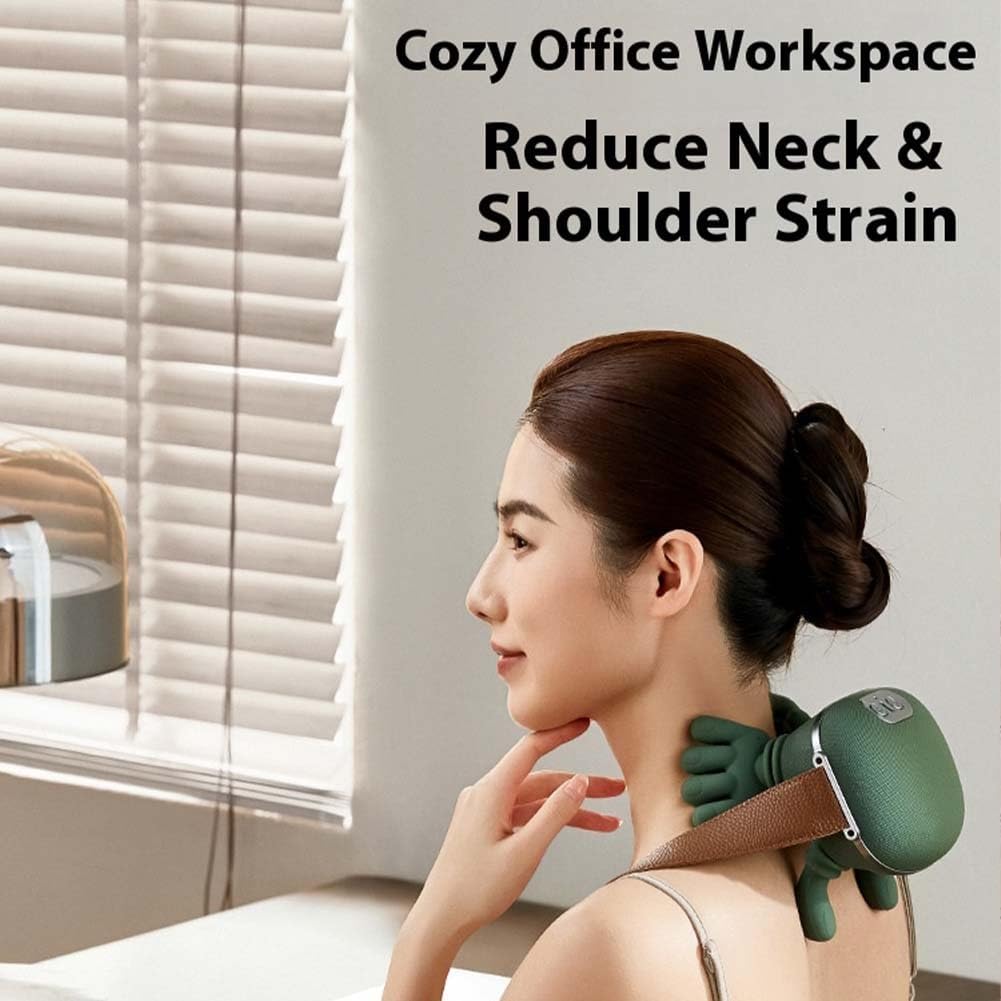 Neck and Shoulder Pro Hands, Massage Hand Massager with Fingers, Shoulder and Neck Massager Electric Cervical for Neck, Lower Abdominal, Shiatsu Back(2pcs)