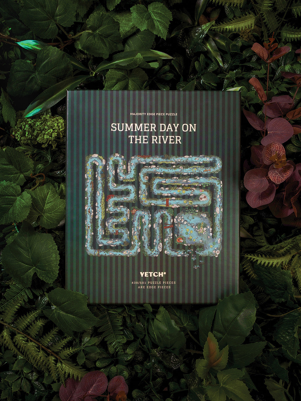 EDGE PIECE PUZZLE: SUMMER DAY ON THE RIVER