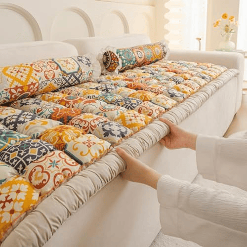 Bohemian cotton sofa cushions