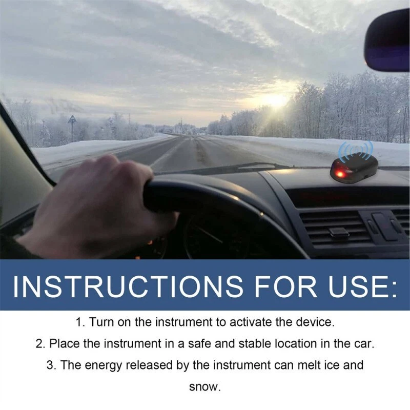 Car Electromagnetic Molecular Interference Antifreeze Snow Removal Instrument