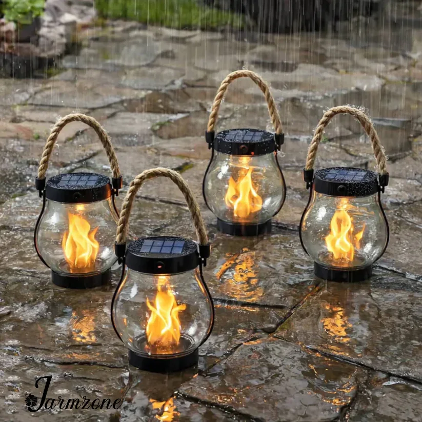 🔥Last Day Promotion 49% OFF🔥Dancing flame Solar Lantern Outdoor Lights