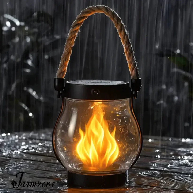 🔥Last Day Promotion 49% OFF🔥Dancing flame Solar Lantern Outdoor Lights