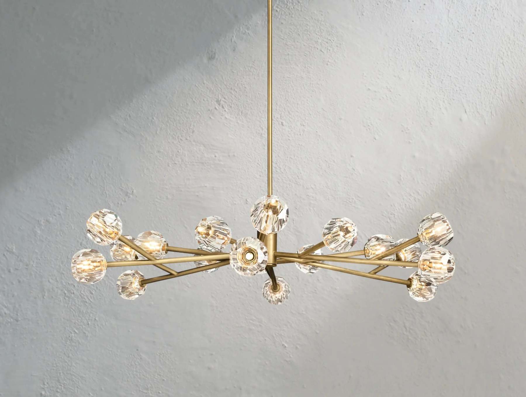 Boule De Cristal Glass Round Chandelier
