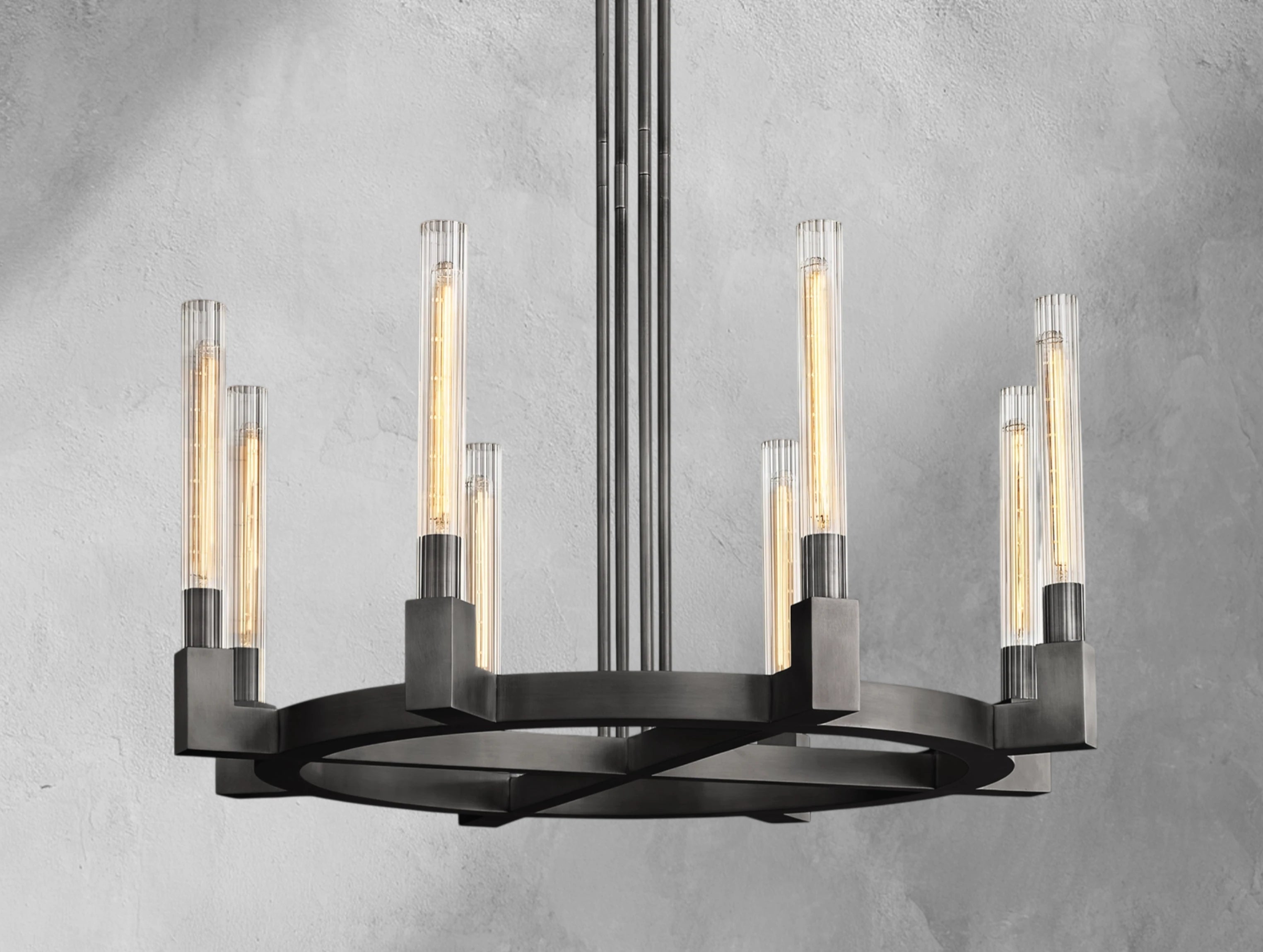 Cannele Brass Round Chandelier 36"48"60"72"