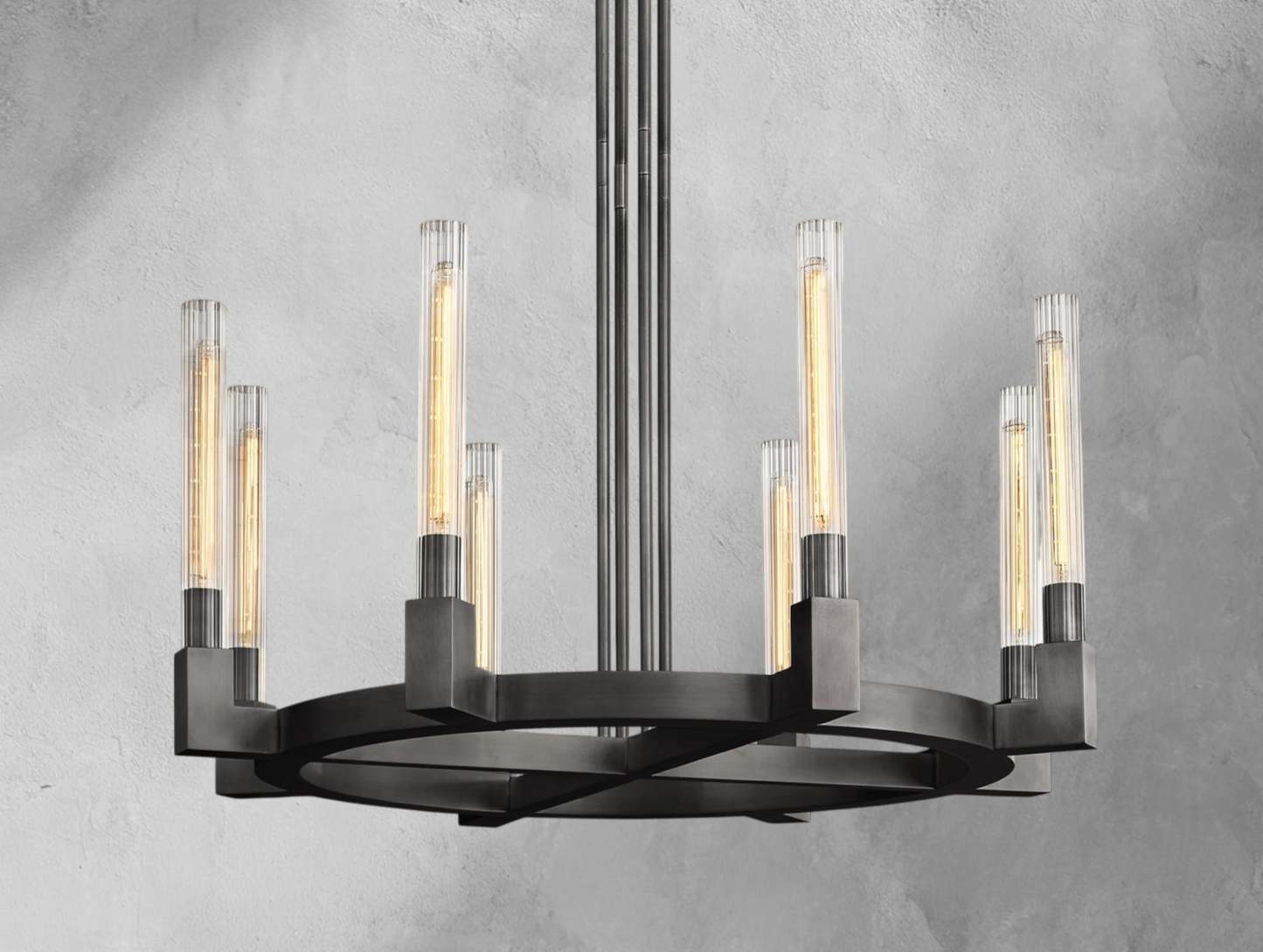 Cannele Brass Round Chandelier 36"48"60"72"