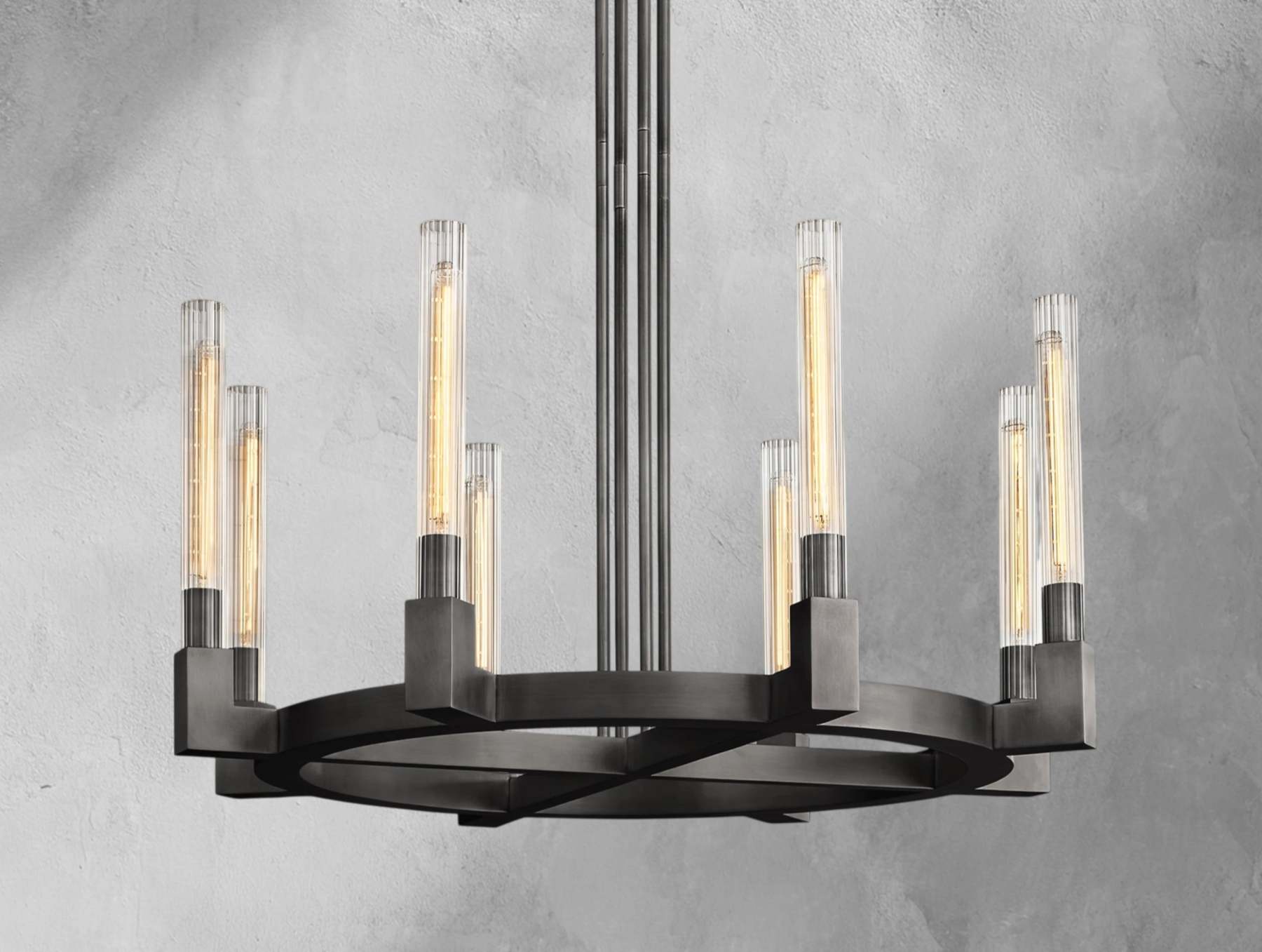 Cannele Brass Round Chandelier 36"48"60"72"