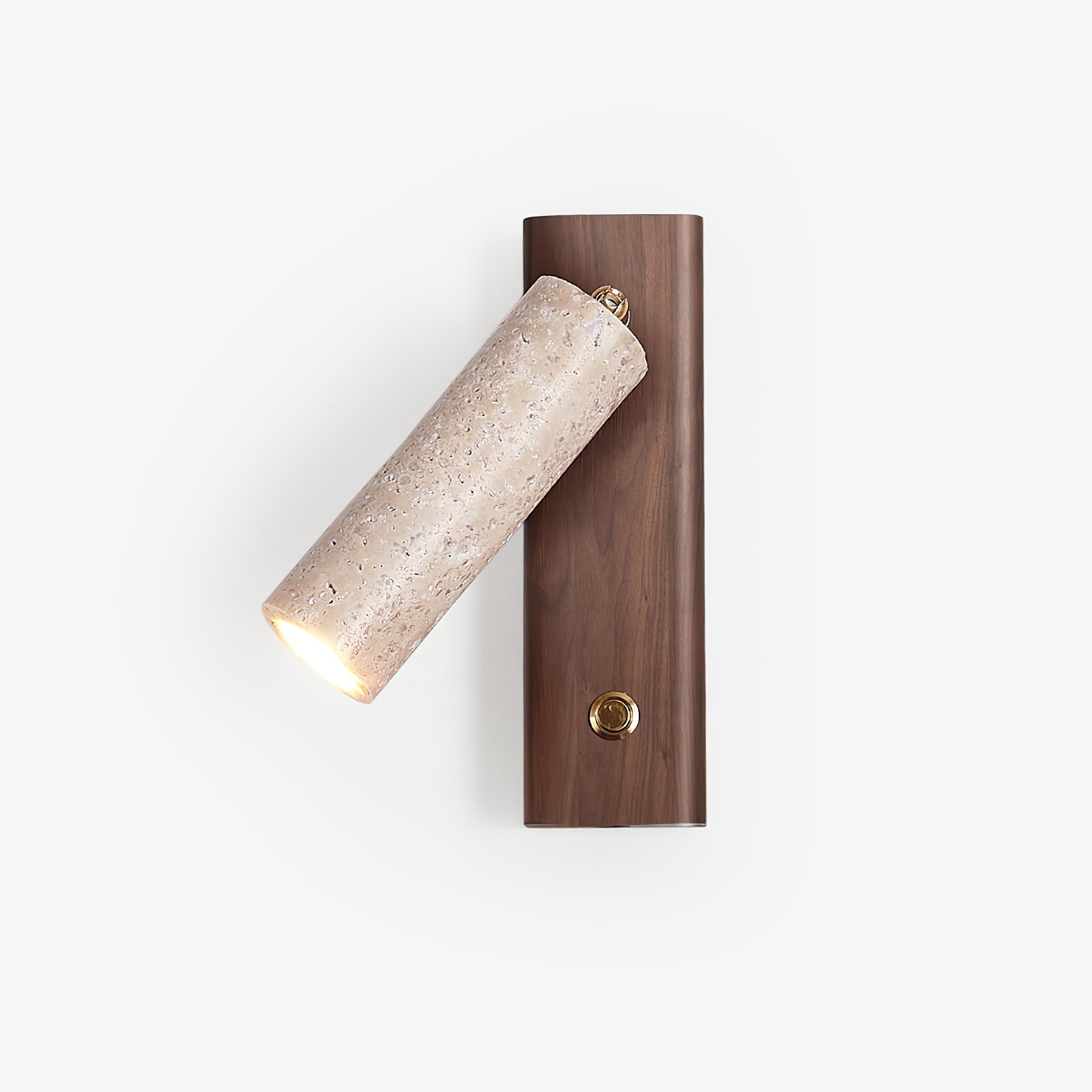 Travertine Lustra Torch Wall Lamp