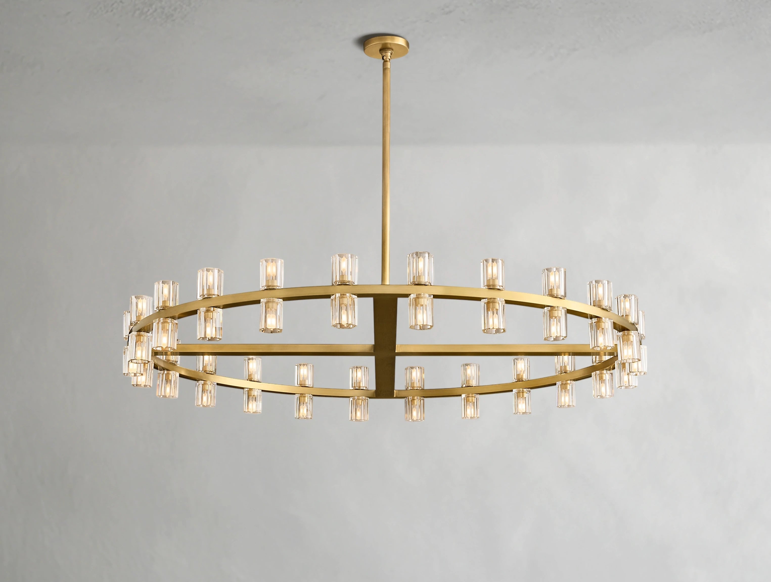 Arcachon LED Round Crystal Chandelier 36" 48" 60"