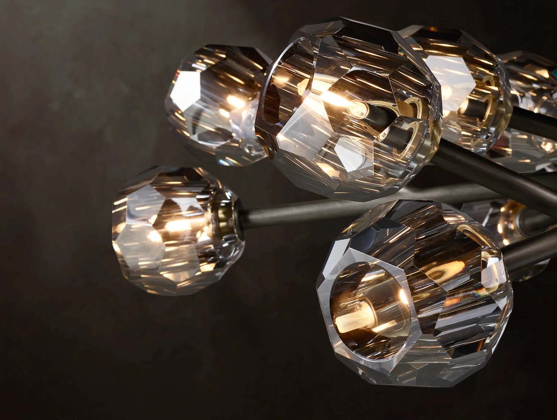 Boule De Cristal Glass Round Chandelier