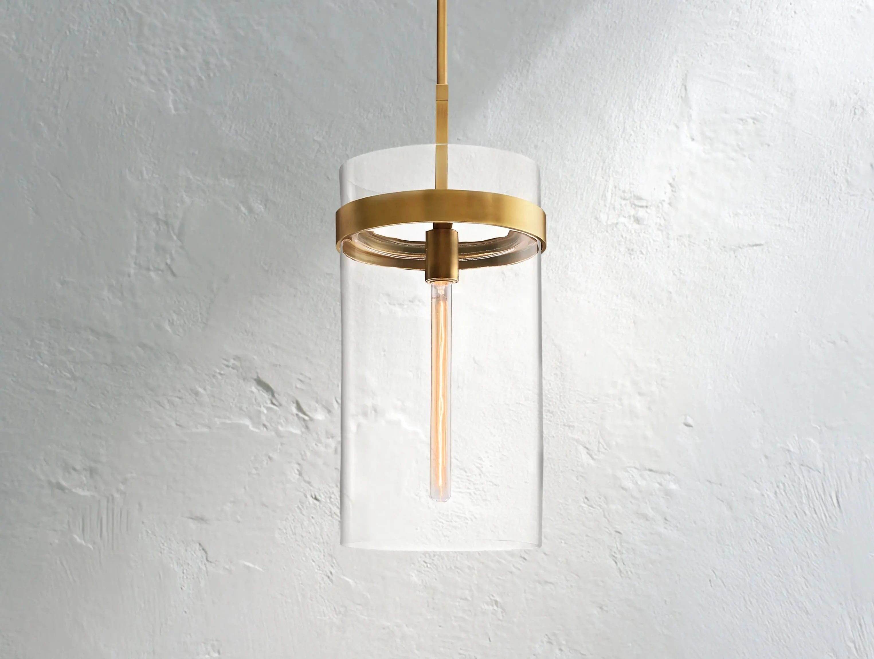 Ravelle Glass Pendant Light 8" 10" 12"