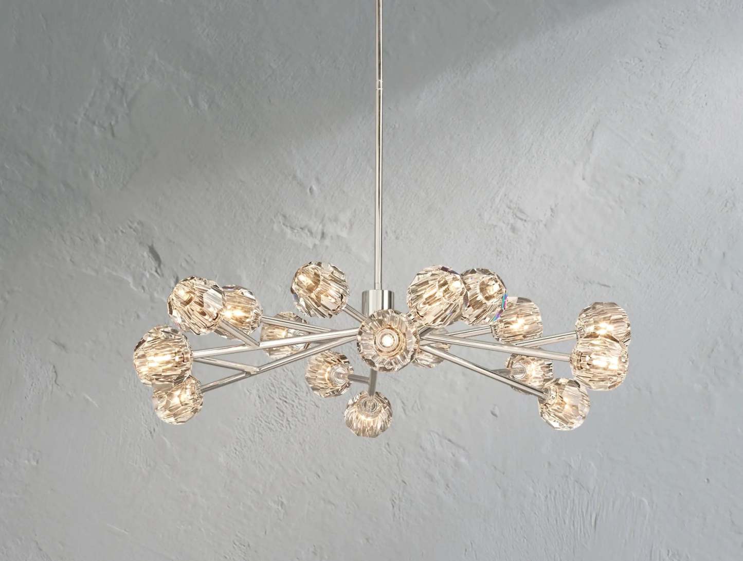 Boule De Cristal Glass Round Chandelier