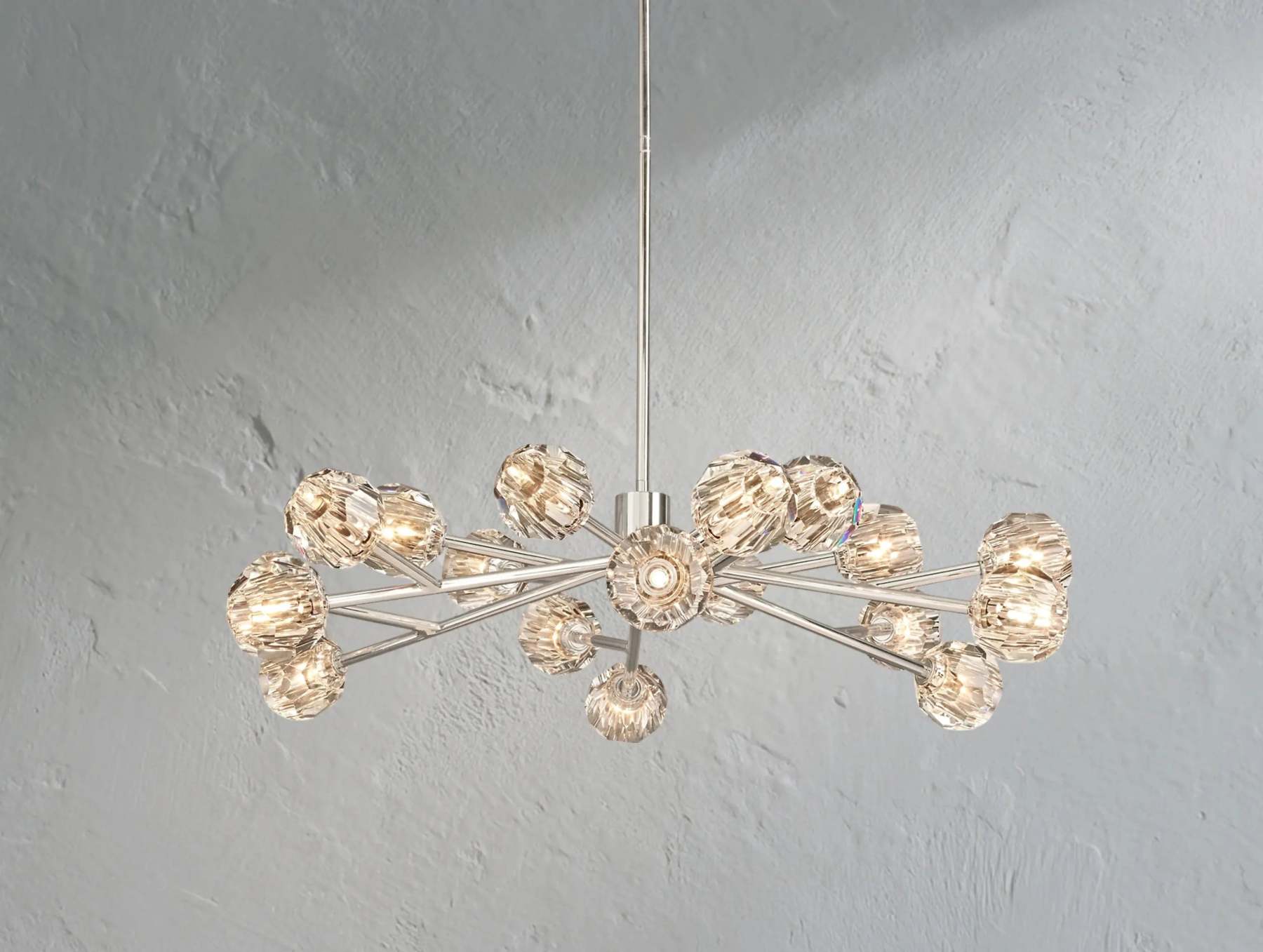 Boule De Cristal Glass Round Chandelier