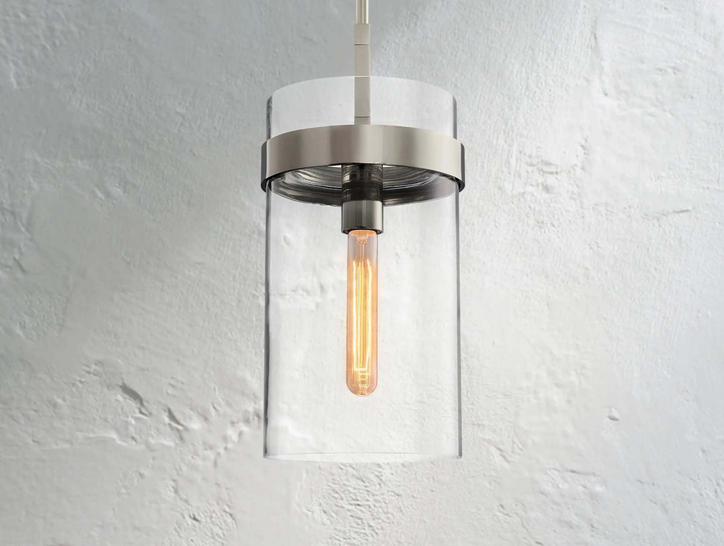 Ravelle Glass Pendant Light 8" 10" 12"