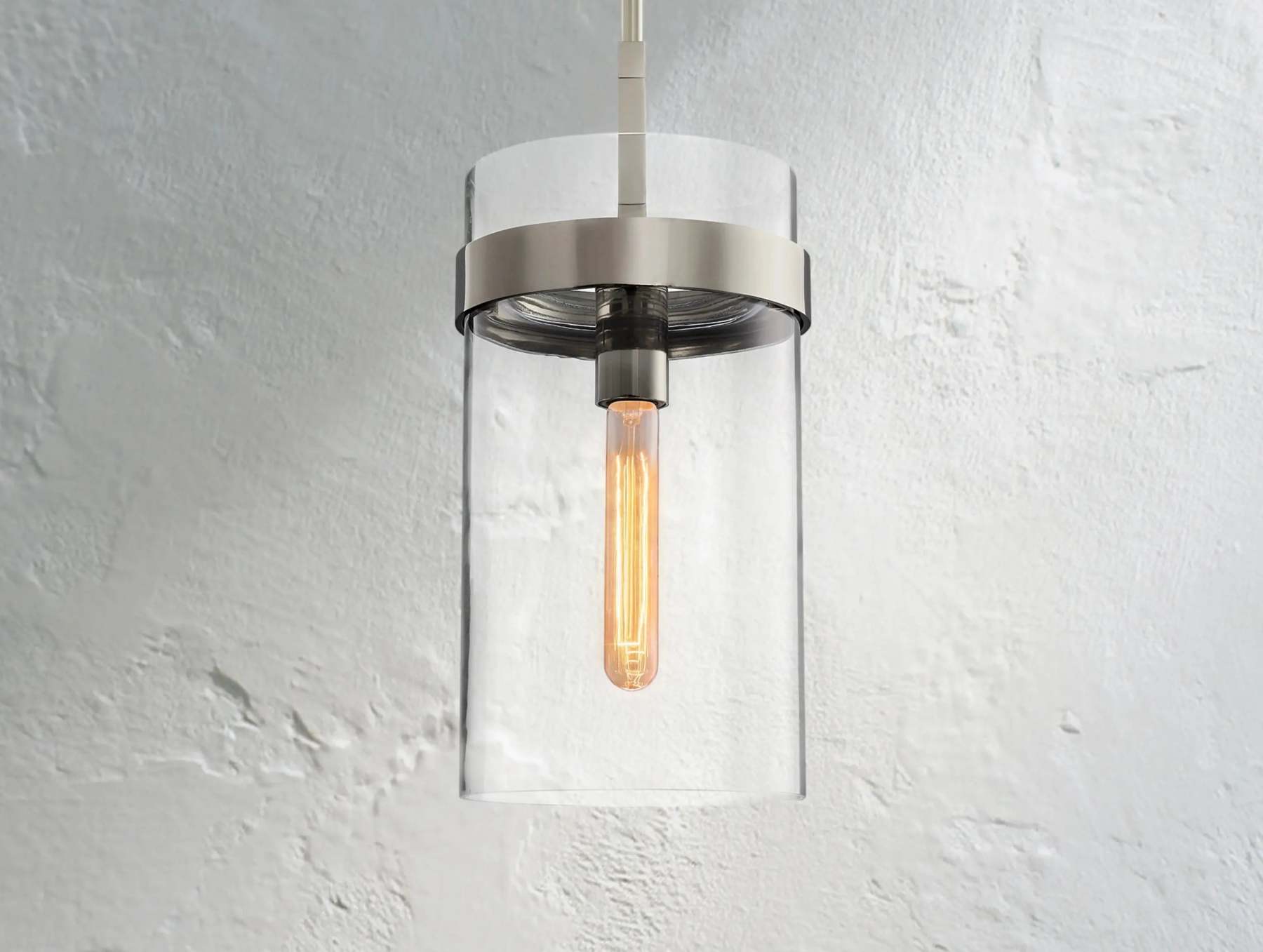 Ravelle Glass Pendant Light 8" 10" 12"