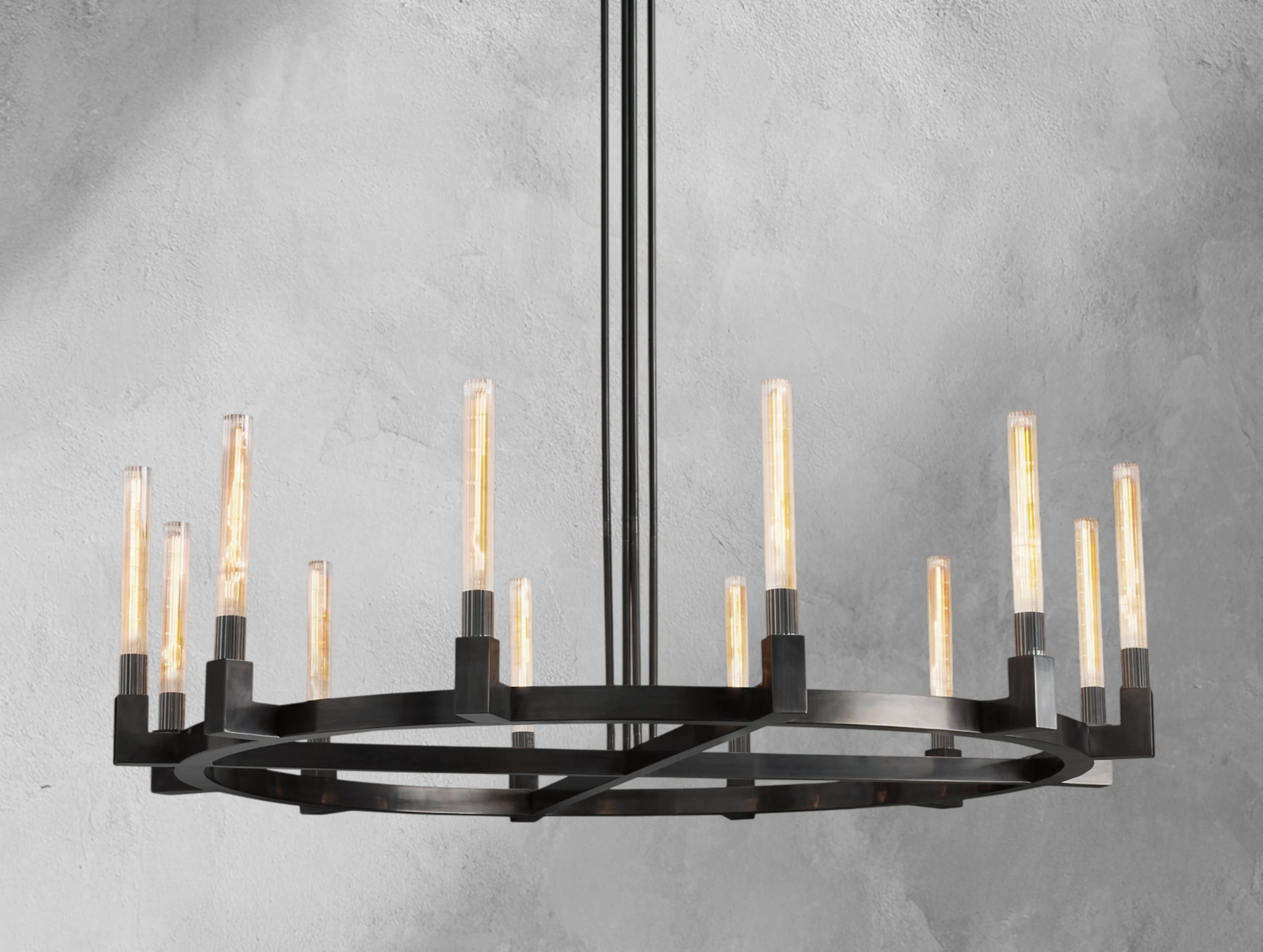 Cannele Brass Round Chandelier 36"48"60"72"