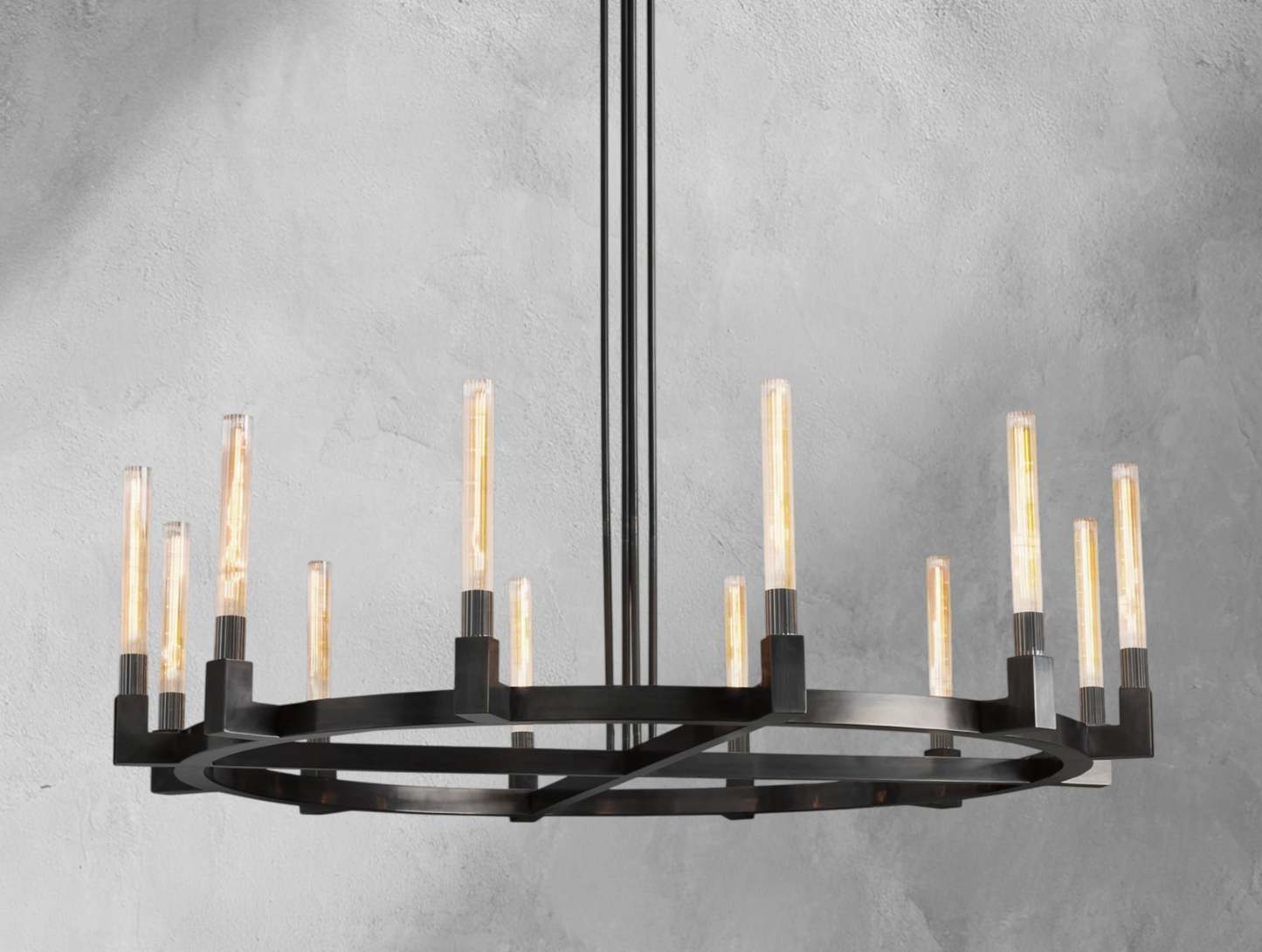 Cannele Brass Round Chandelier 36"48"60"72"