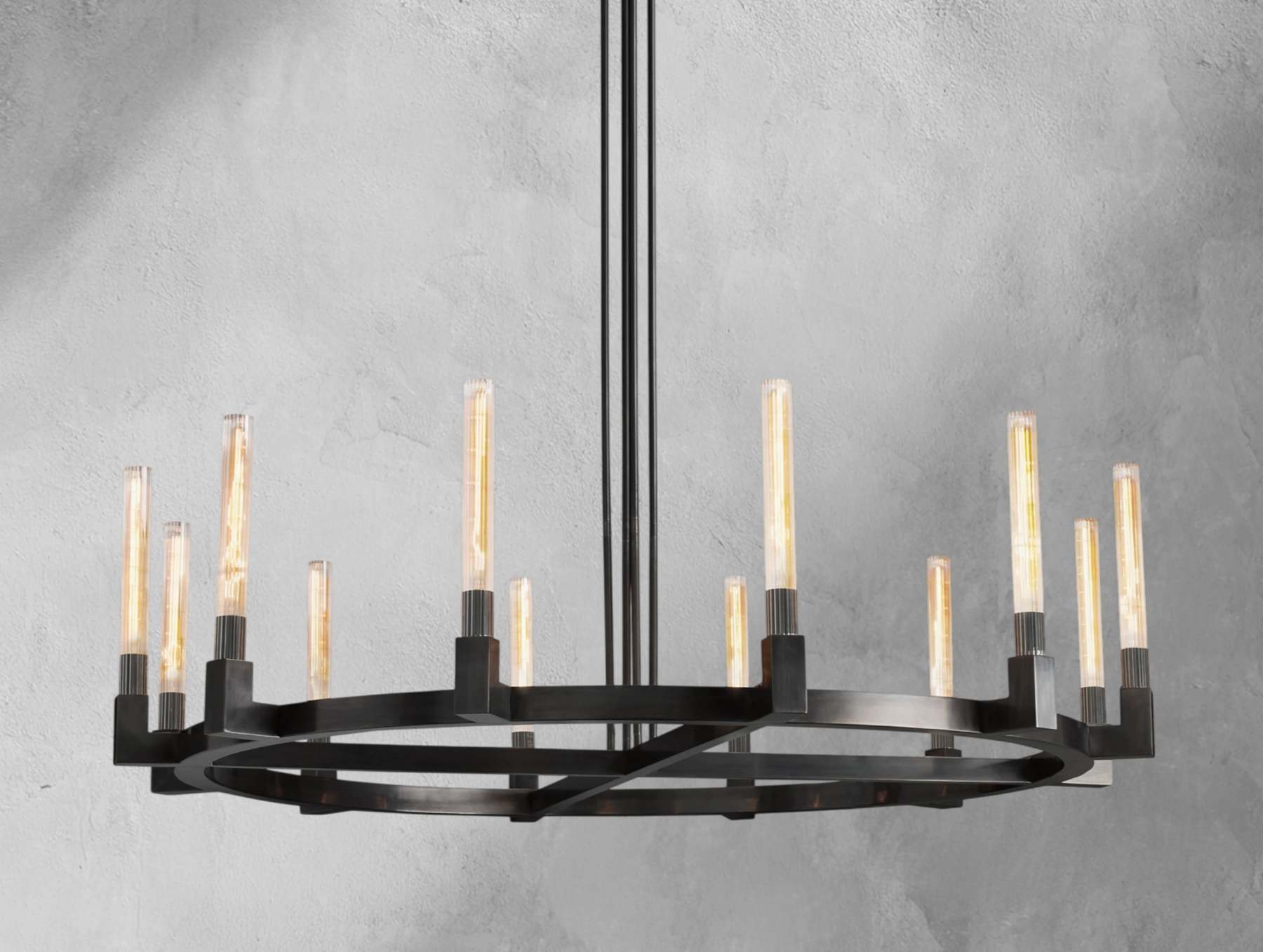 Cannele Brass Round Chandelier 36"48"60"72"