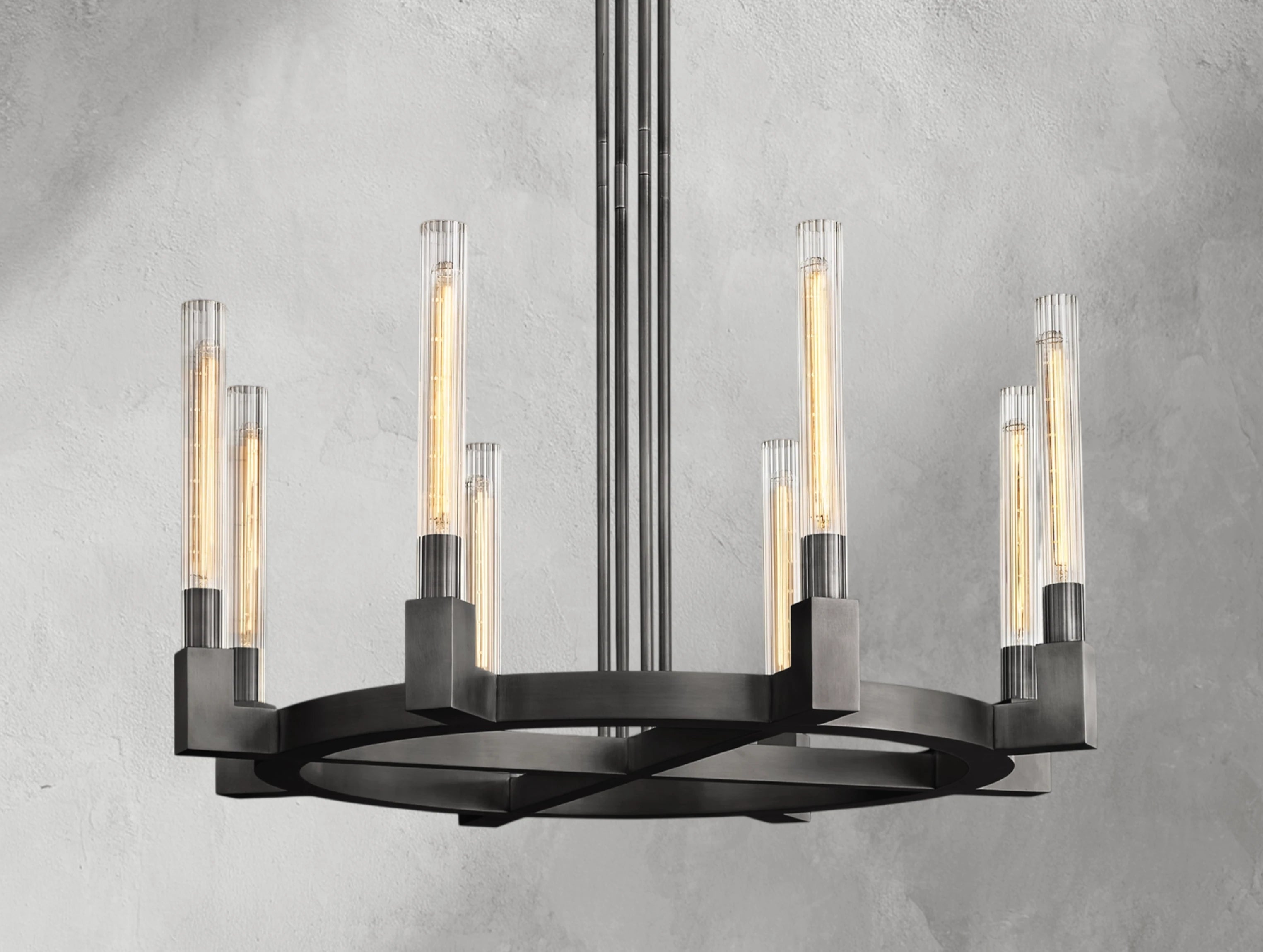 Cannele Brass Round Chandelier 36"48"60"72"