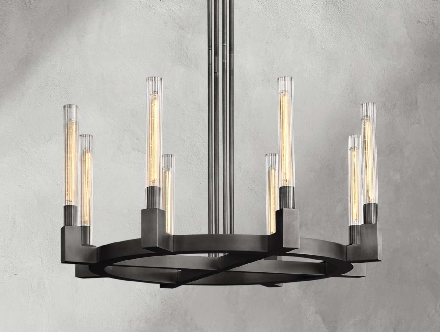 Cannele Brass Round Chandelier 36"48"60"72"