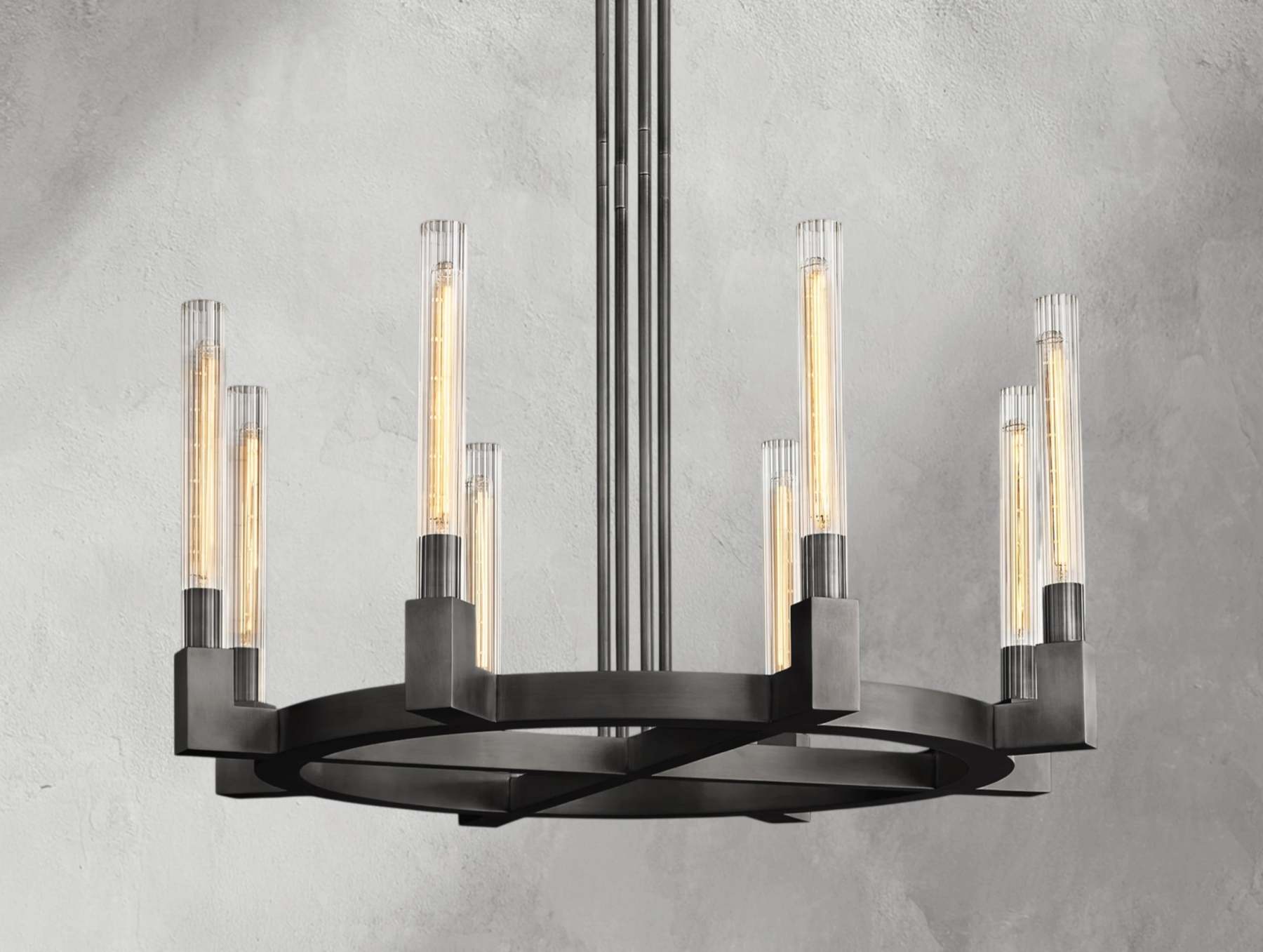 Cannele Brass Round Chandelier 36"48"60"72"