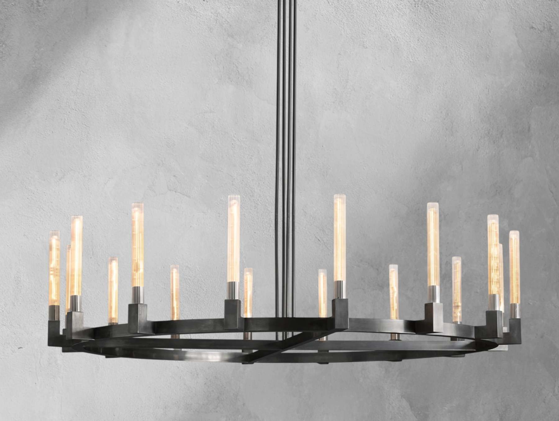 Cannele Brass Round Chandelier 36"48"60"72"