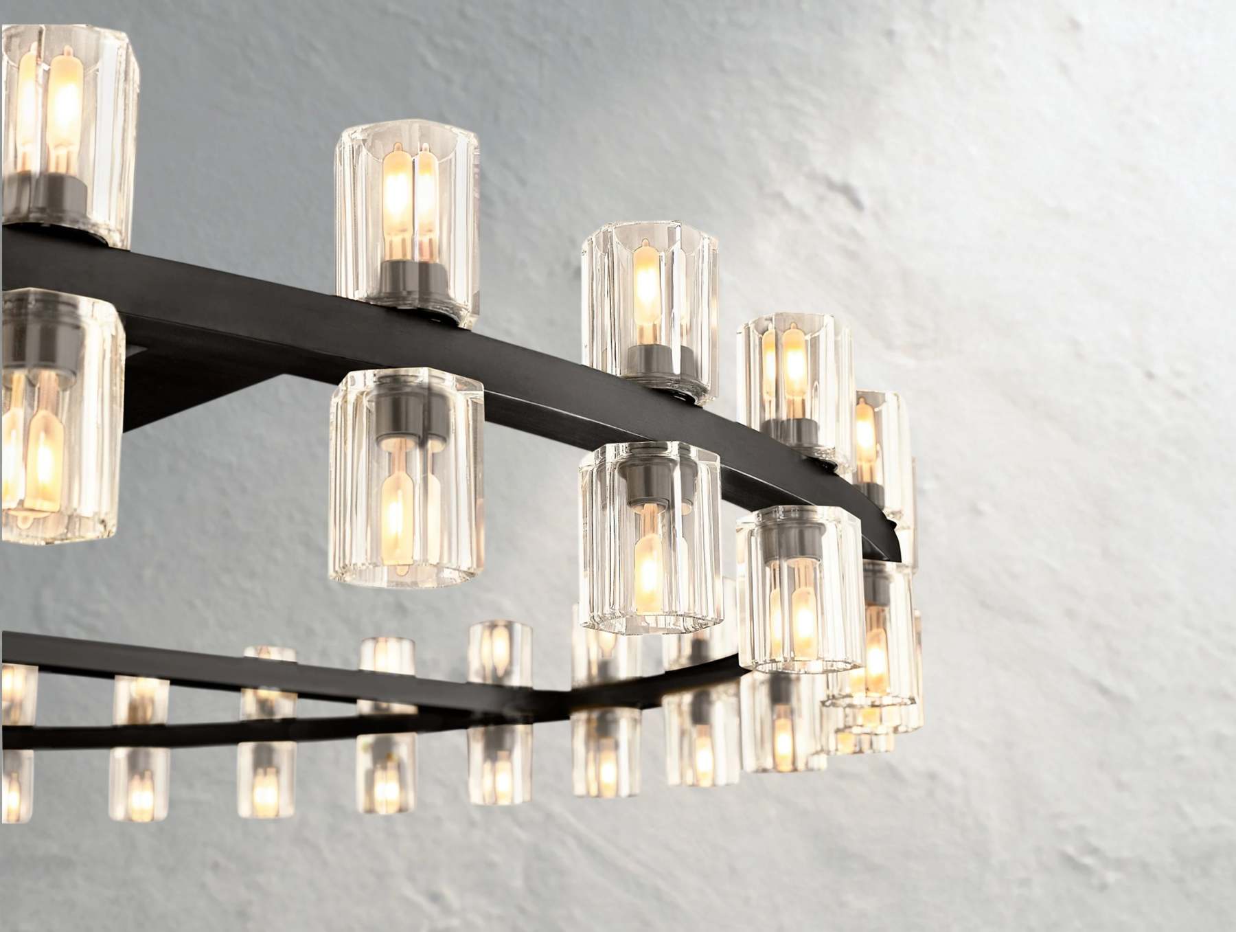 Arcachon LED Round Crystal Chandelier 36" 48" 60"