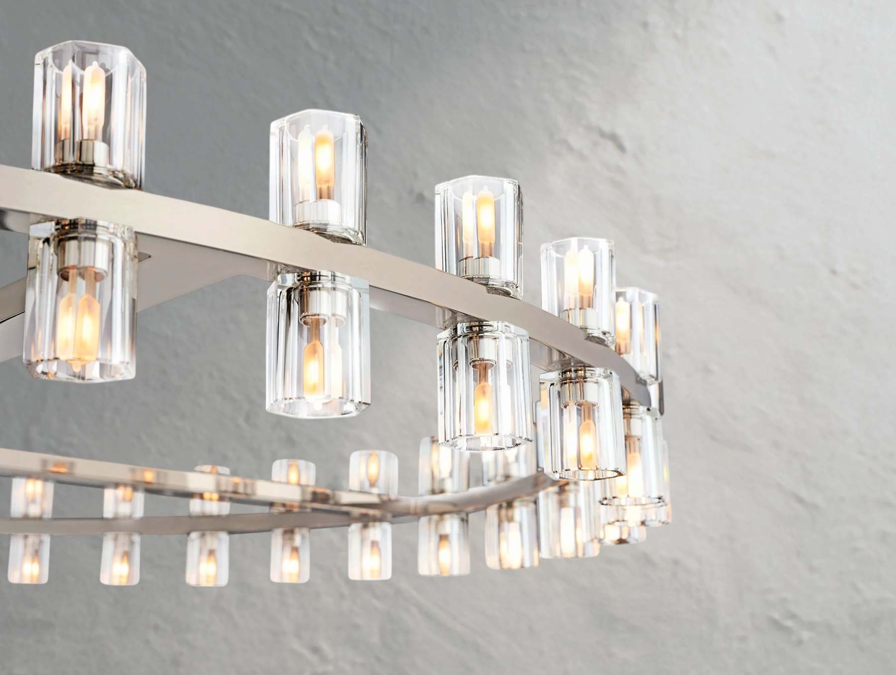 Arcachon LED Round Crystal Chandelier 36" 48" 60"