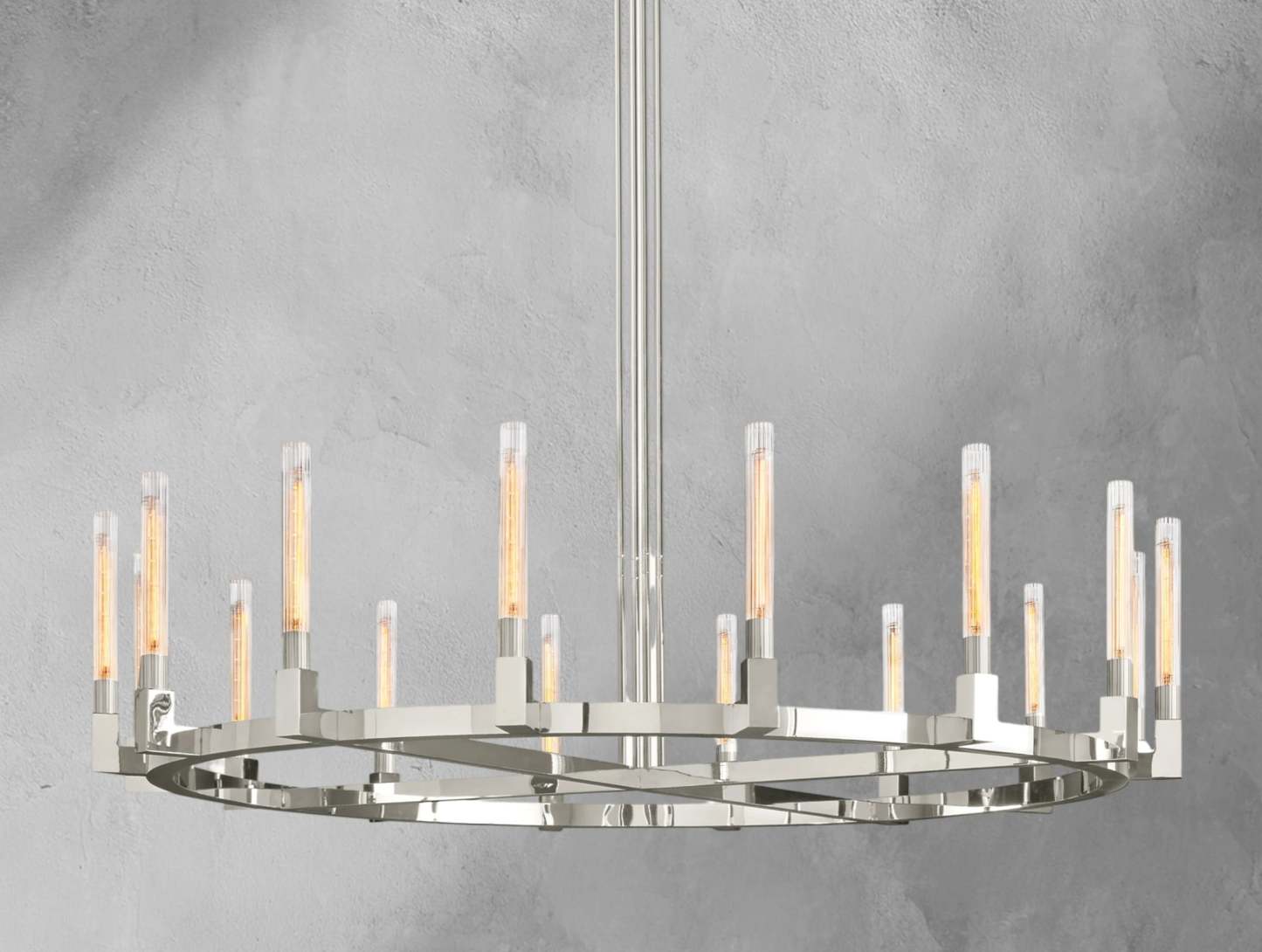 Cannele Brass Round Chandelier 36"48"60"72"