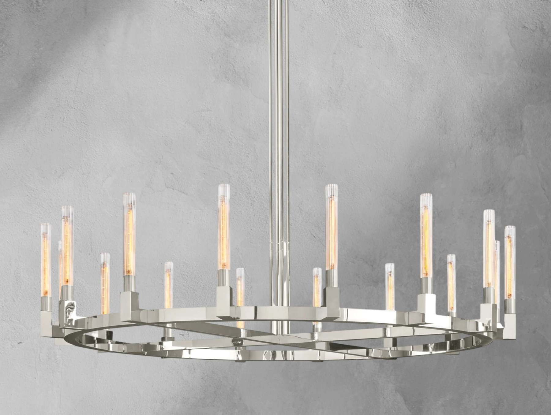 Cannele Brass Round Chandelier 36"48"60"72"