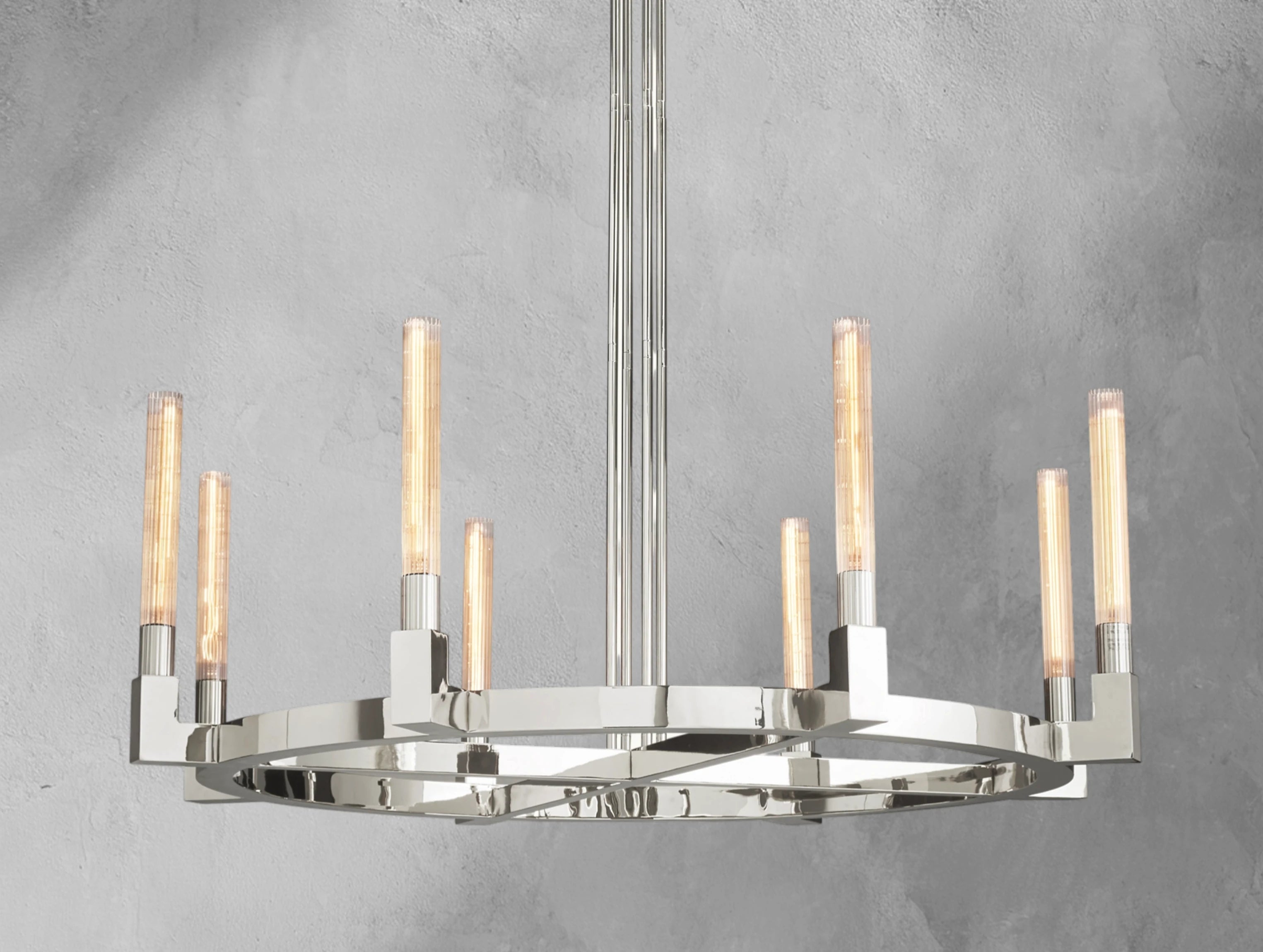 Cannele Brass Round Chandelier 36"48"60"72"