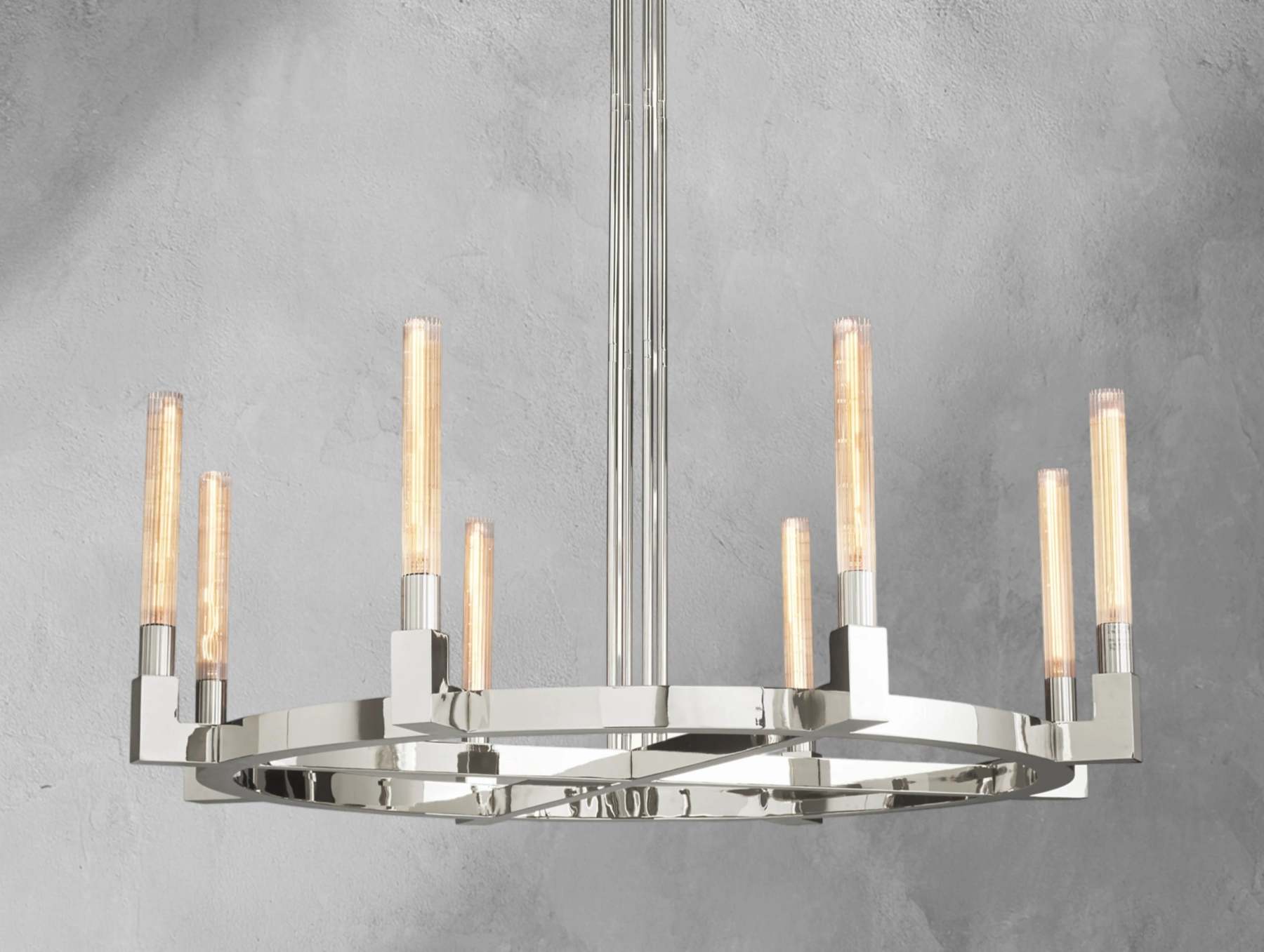 Cannele Brass Round Chandelier 36"48"60"72"