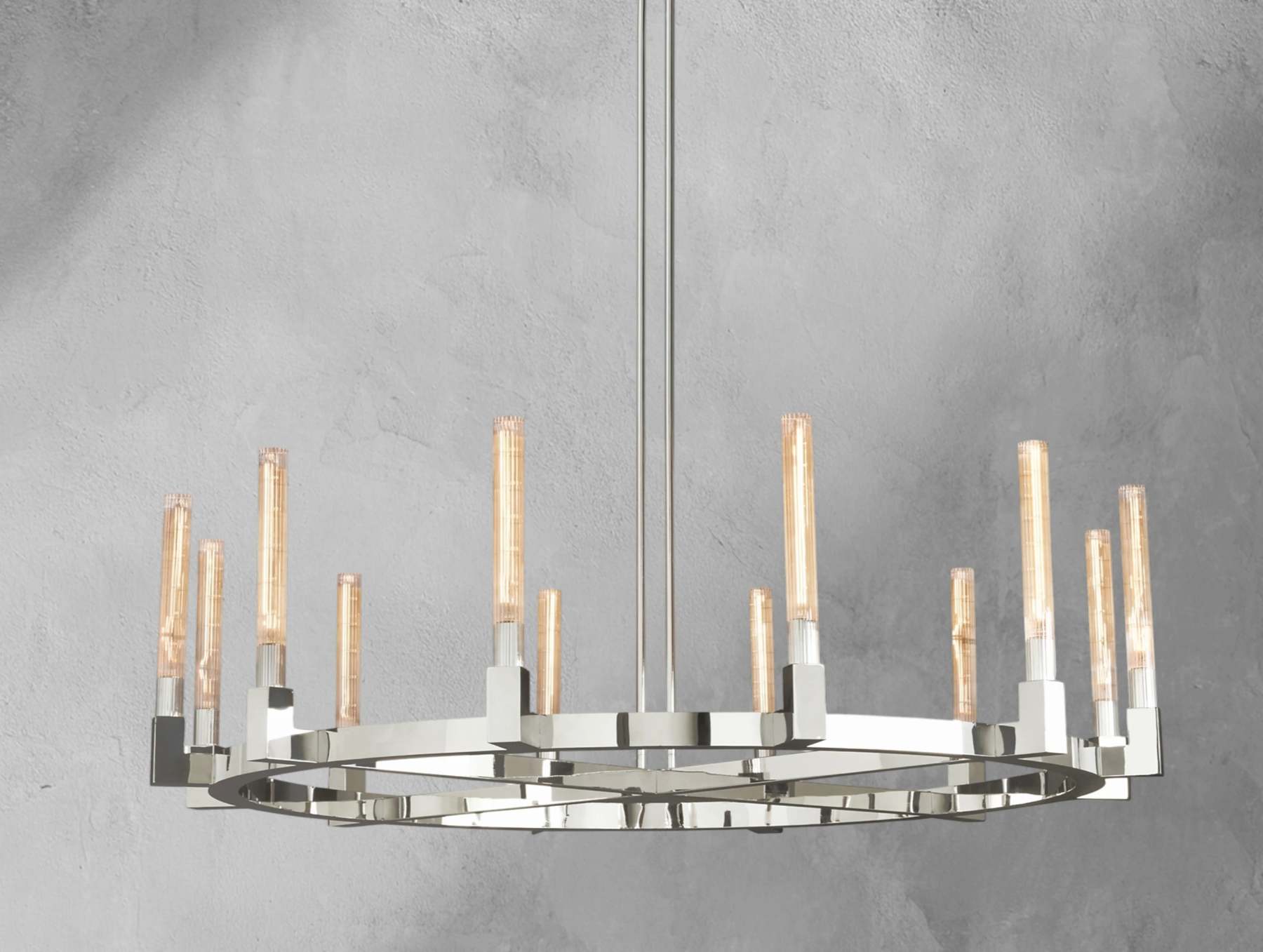 Cannele Brass Round Chandelier 36"48"60"72"