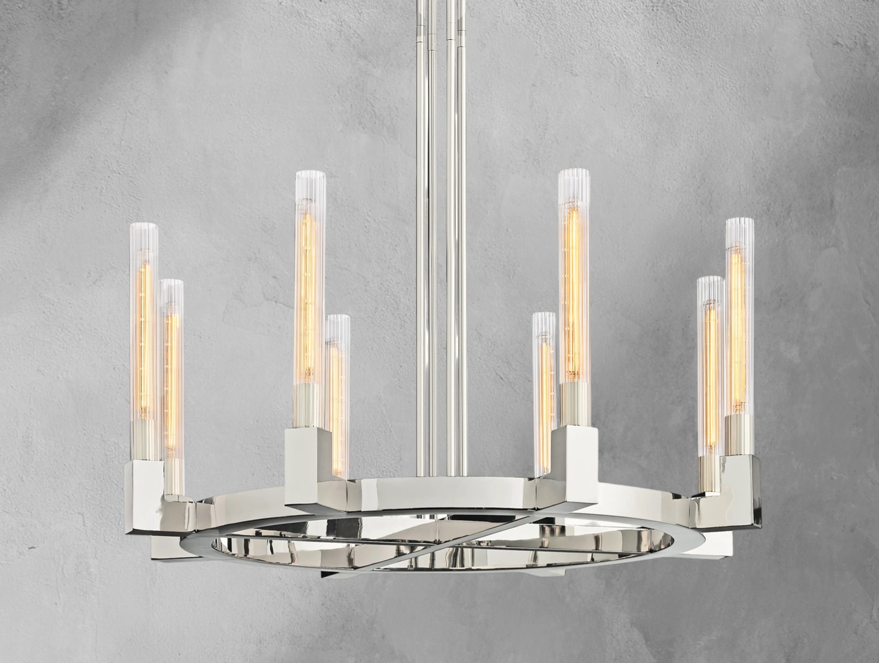 Cannele Brass Round Chandelier 36"48"60"72"