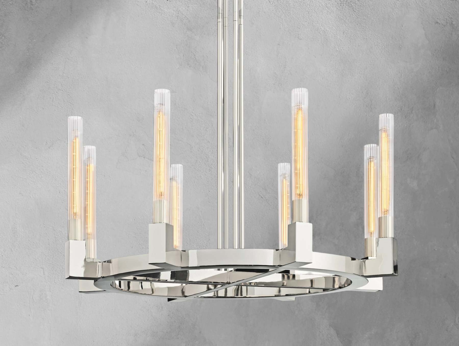 Cannele Brass Round Chandelier 36"48"60"72"