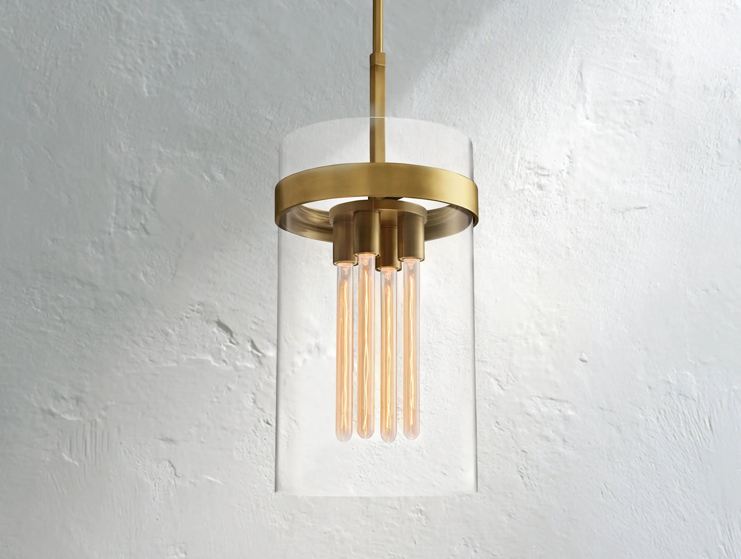 Ravelle Glass Pendant Light 8" 10" 12"