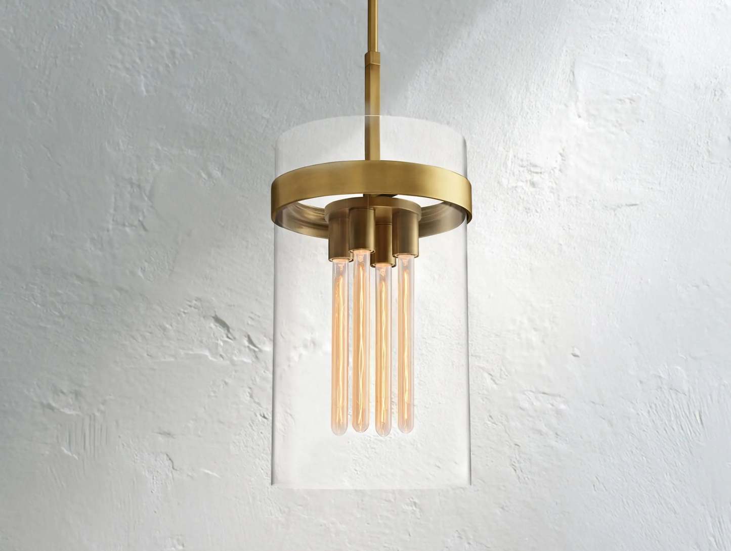 Ravelle Glass Pendant Light 8" 10" 12"