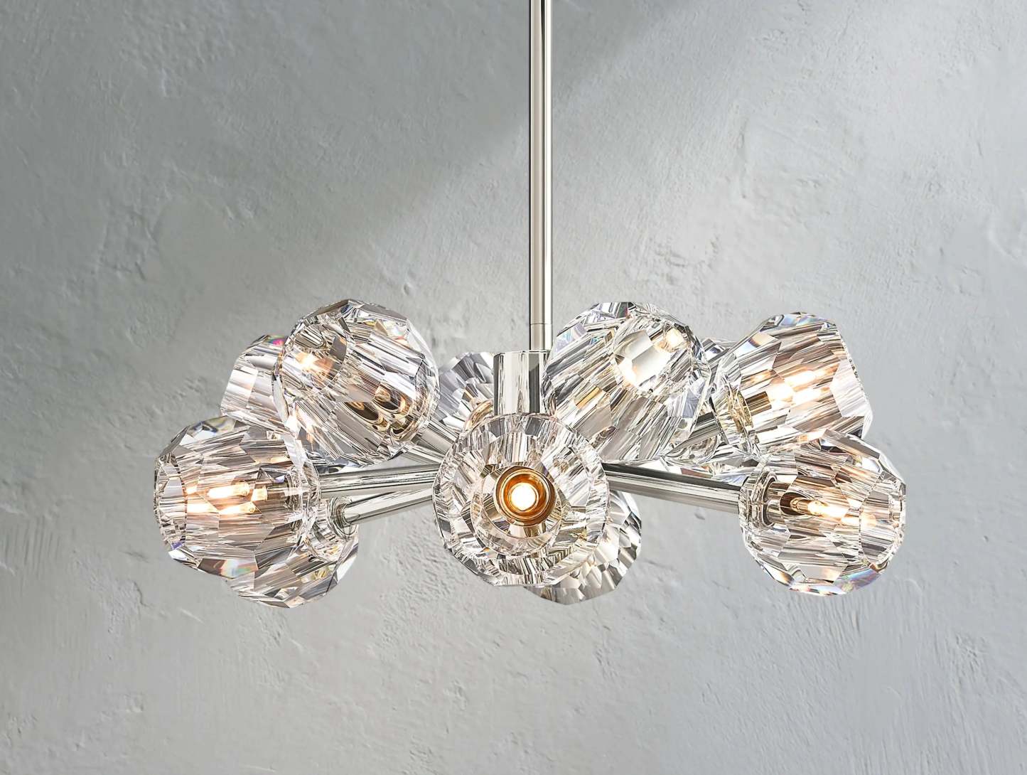 Boule De Cristal Glass Round Chandelier