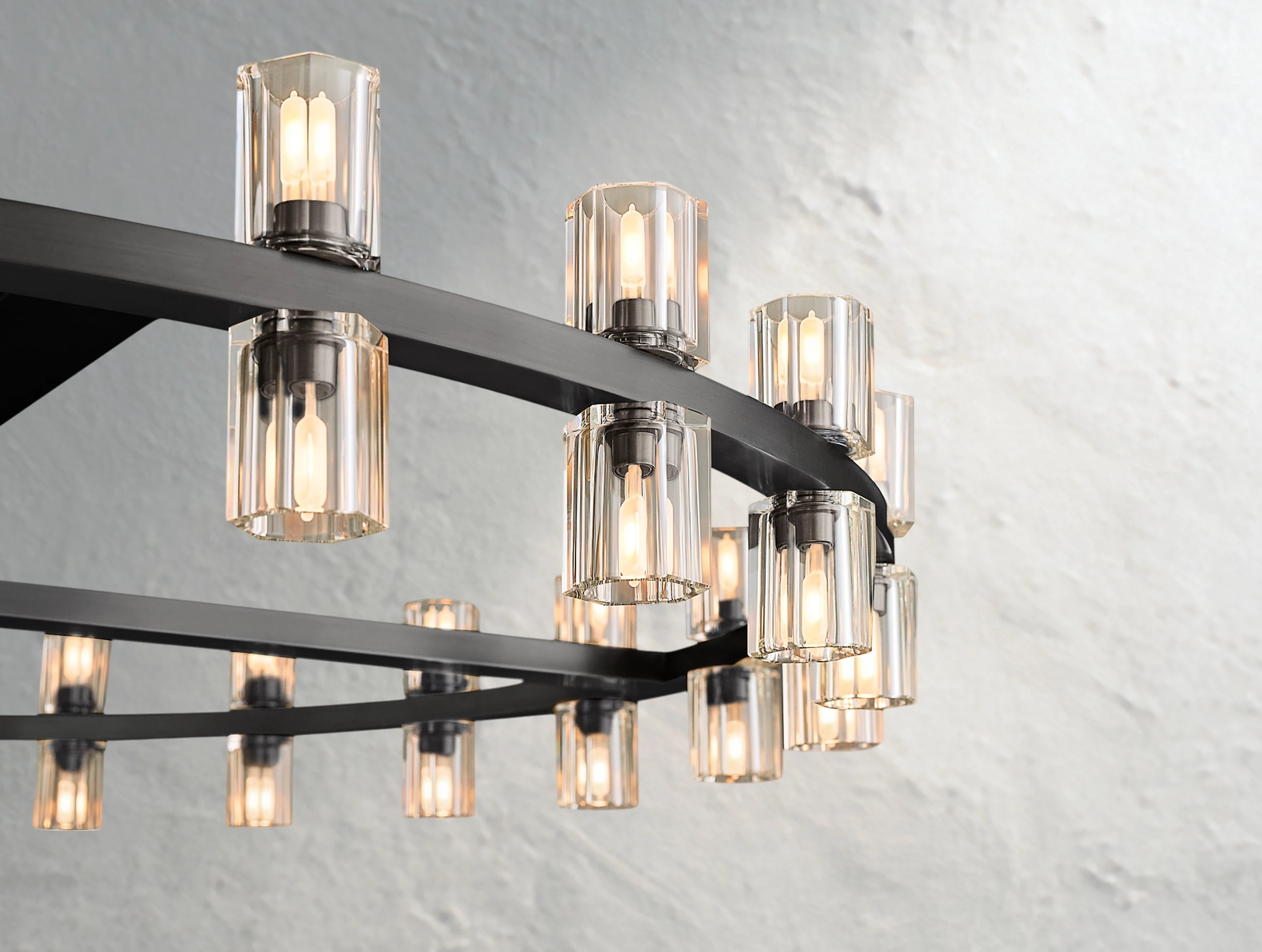 Arcachon LED Round Crystal Chandelier 36" 48" 60"