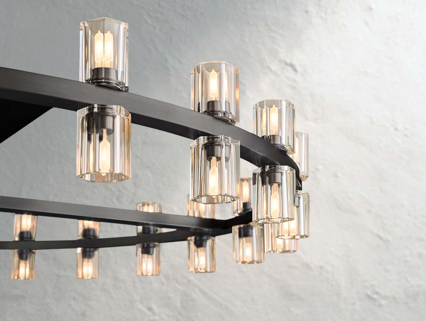 Arcachon LED Round Crystal Chandelier 36" 48" 60"