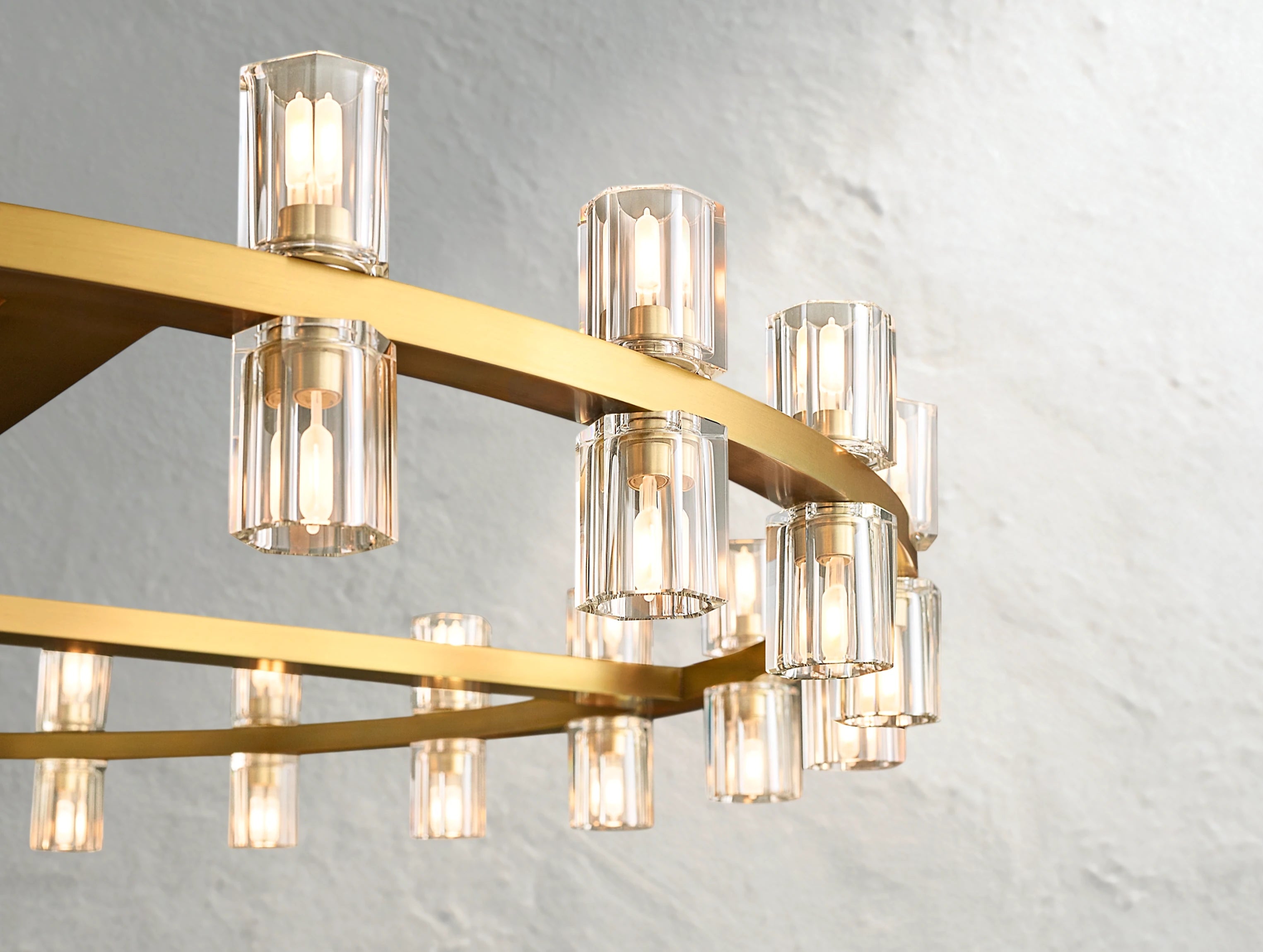 Arcachon LED Round Crystal Chandelier 36" 48" 60"