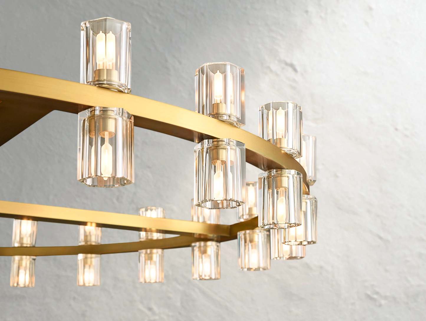 Arcachon LED Round Crystal Chandelier 36" 48" 60"