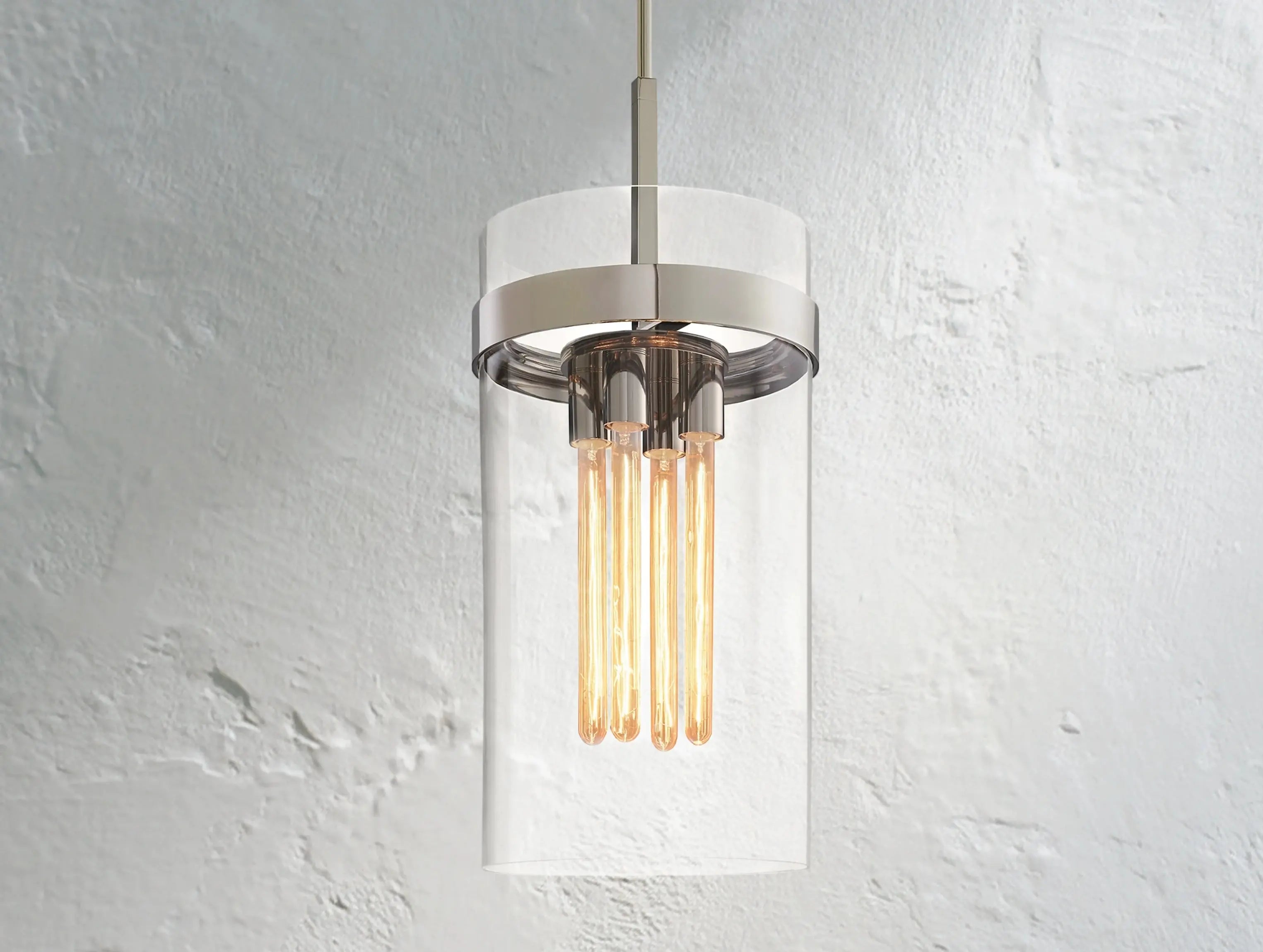 Ravelle Glass Pendant Light 8" 10" 12"