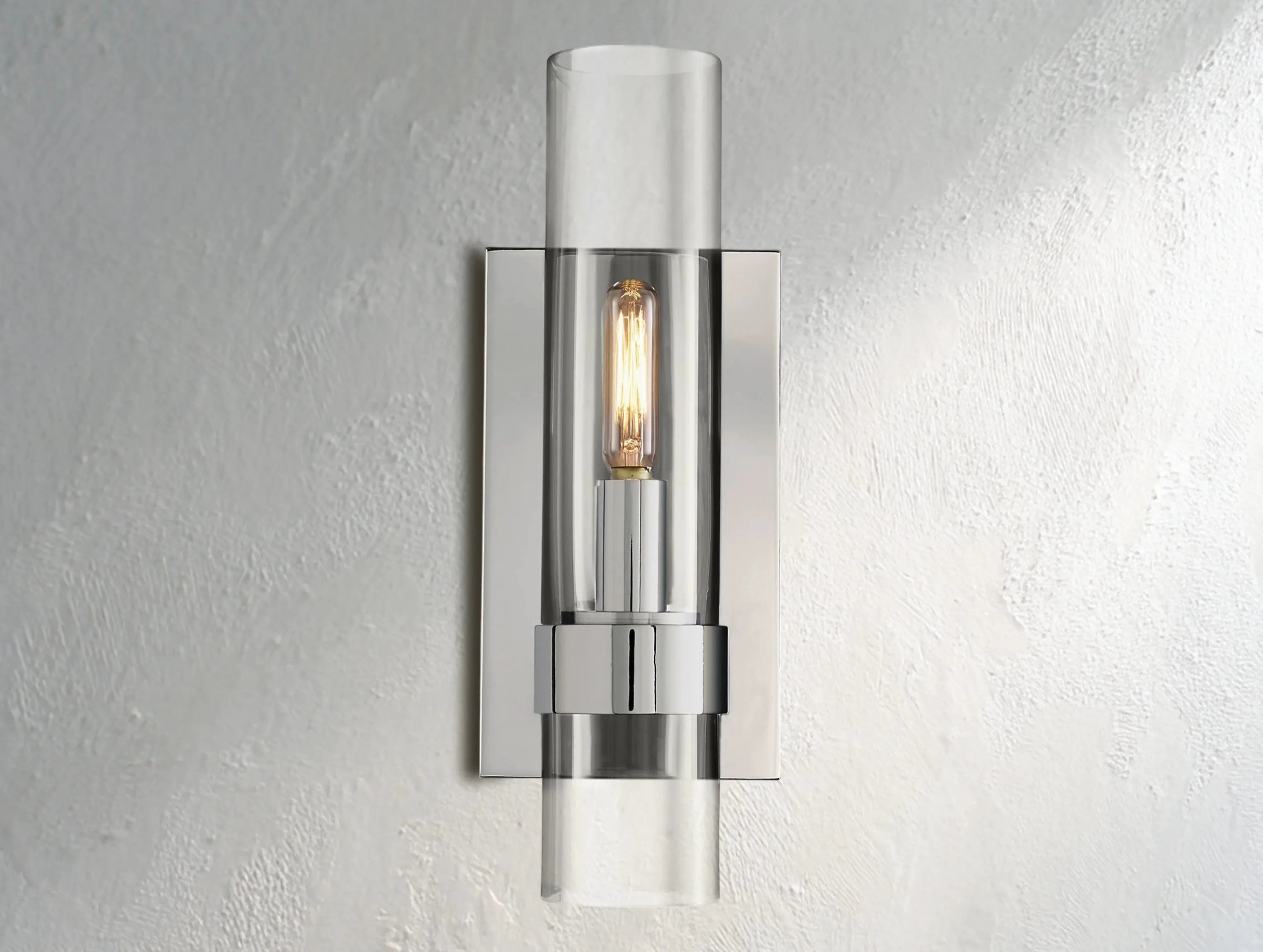 Ravelle Single light Glass Wall Sconce 
