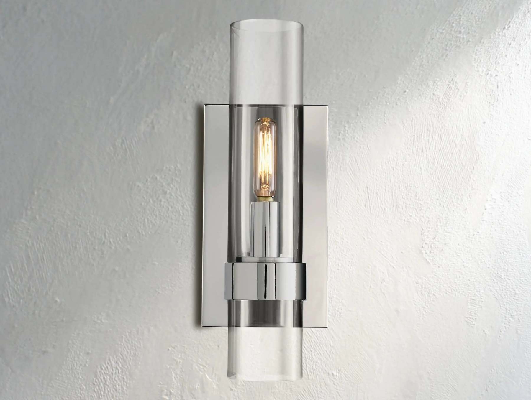 Ravelle Single light Glass Wall Sconce 
