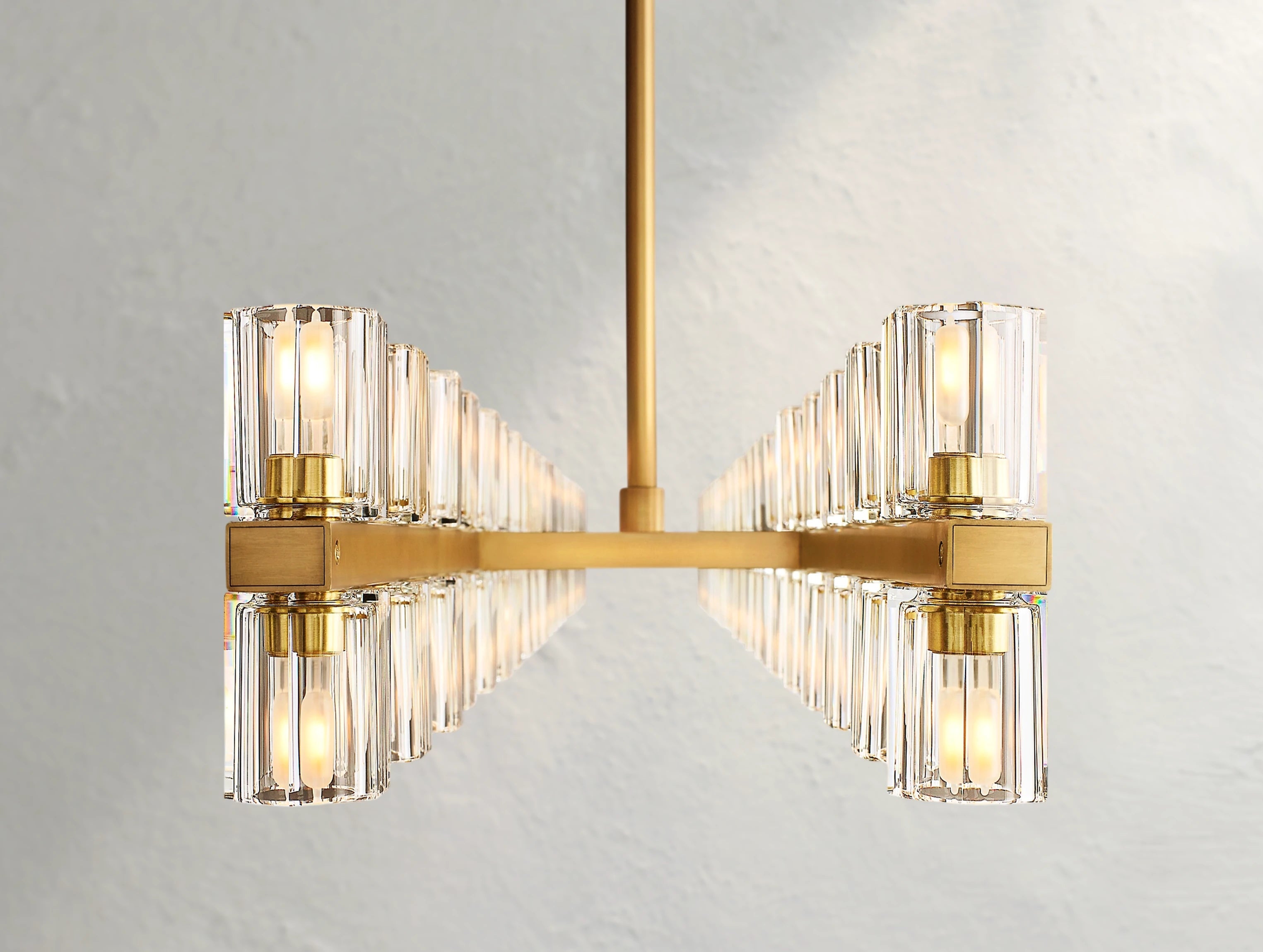 Arcachon LED Rectangular Crystal Chandelier