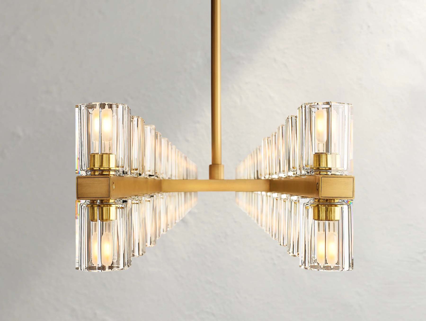Arcachon LED Rectangular Crystal Chandelier